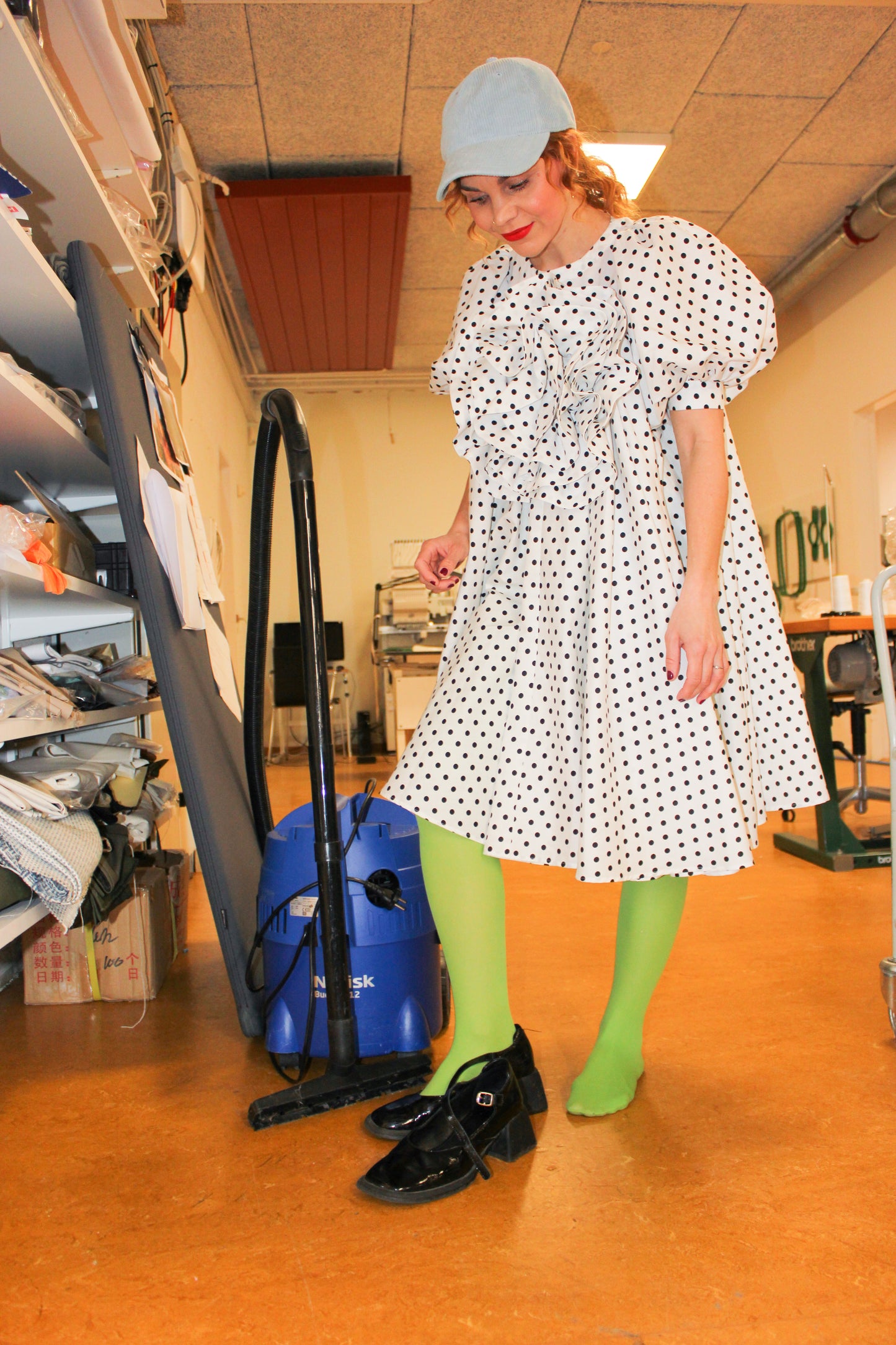 A Rose Is A Rose Dress - Dalmatian Dots