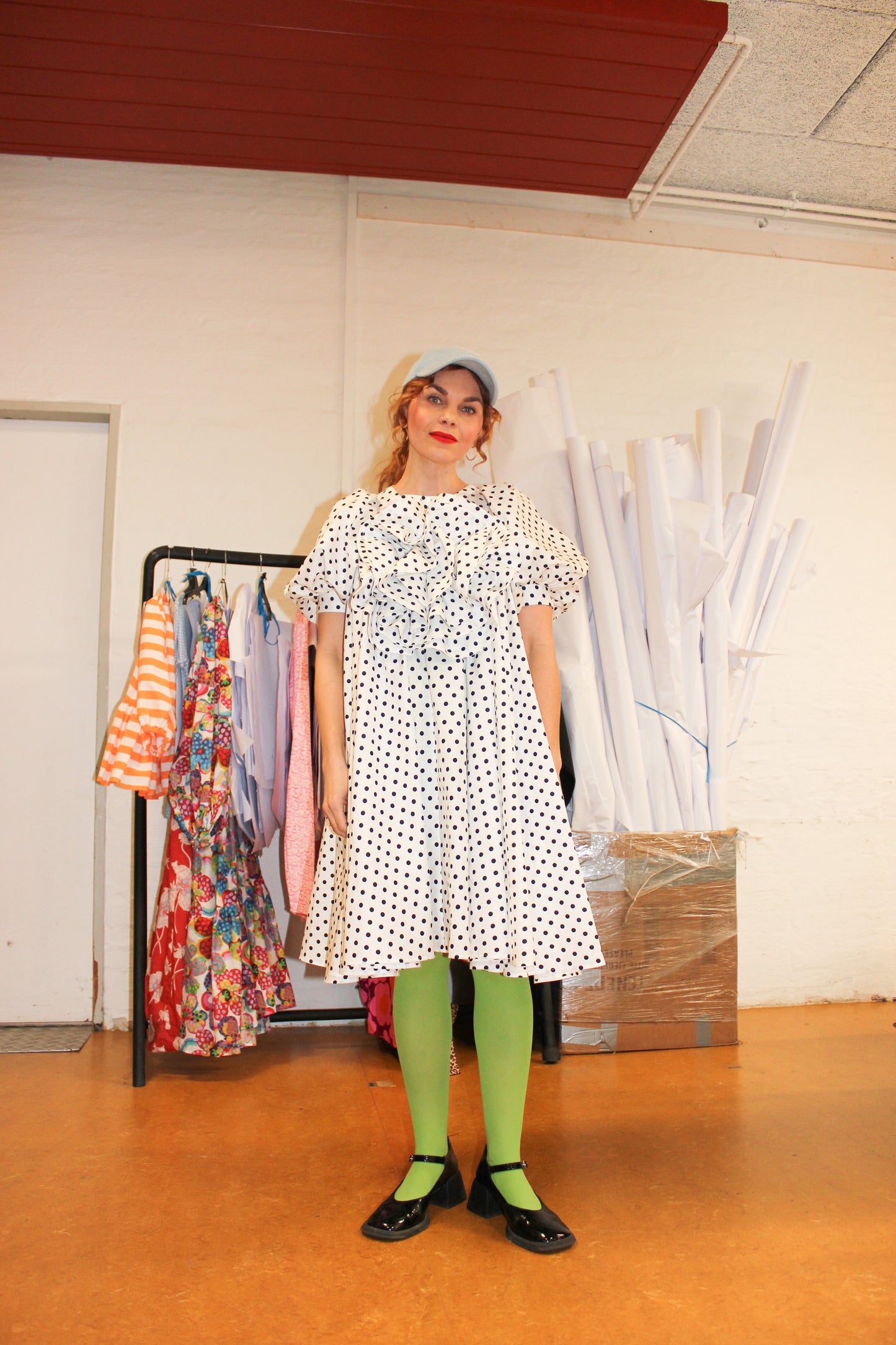 A Rose Is A Rose Dress - Dalmatian Dots