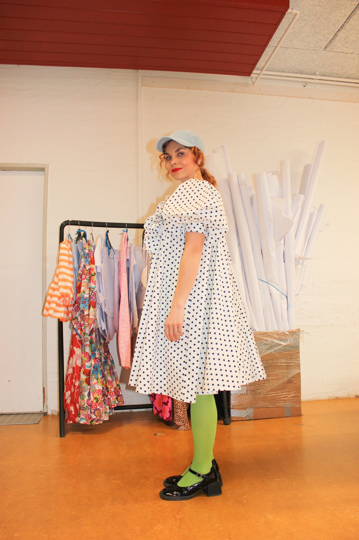 A Rose Is A Rose Dress - Dalmatian Dots