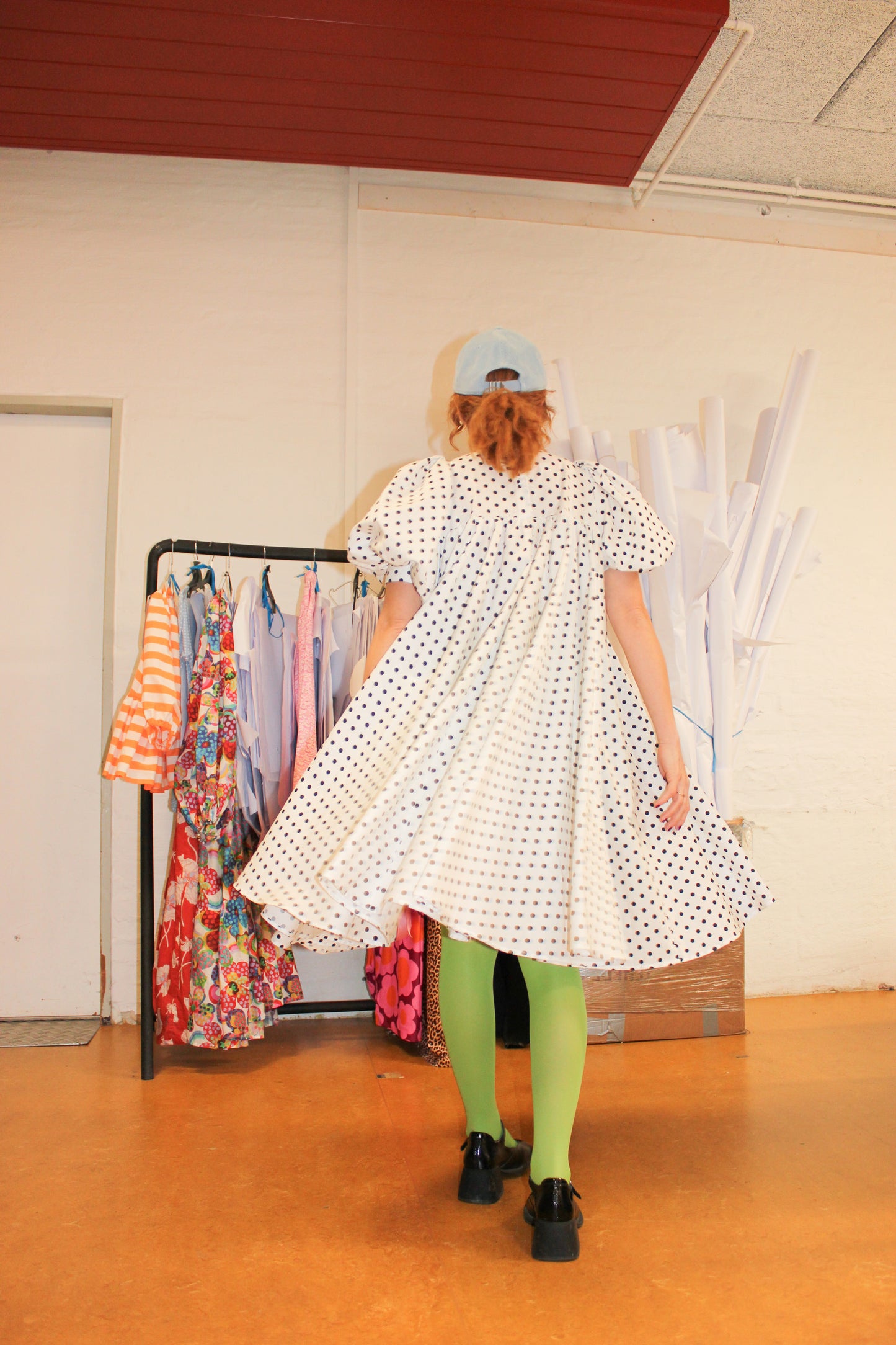 A Rose Is A Rose Dress - Dalmatian Dots