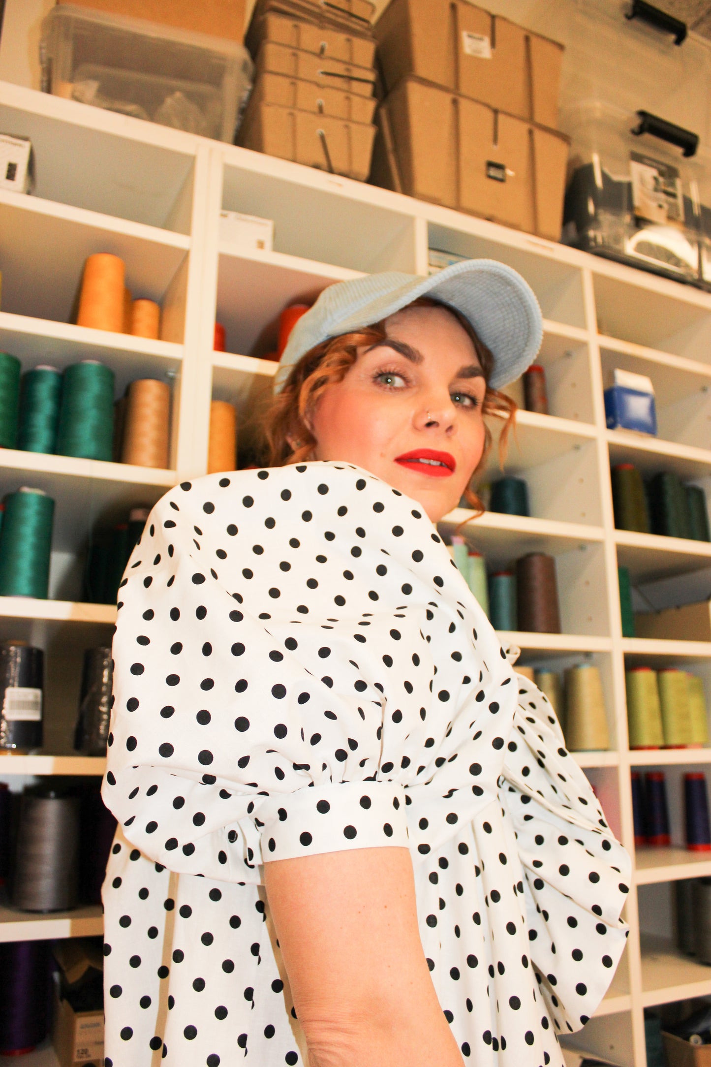 A Rose Is A Rose Dress - Dalmatian Dots