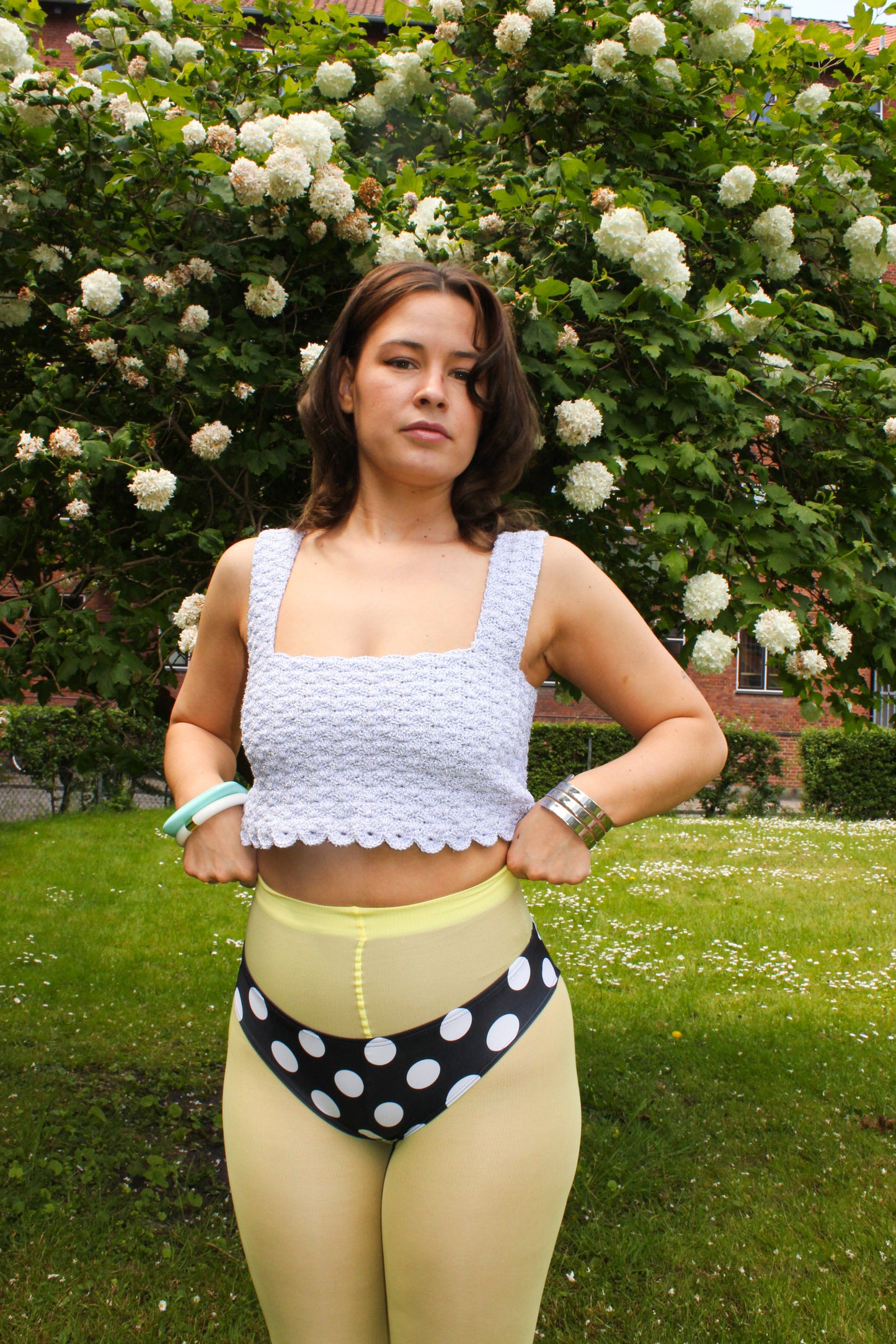 Alvine Crop Top - Crochet Pattern (DK)