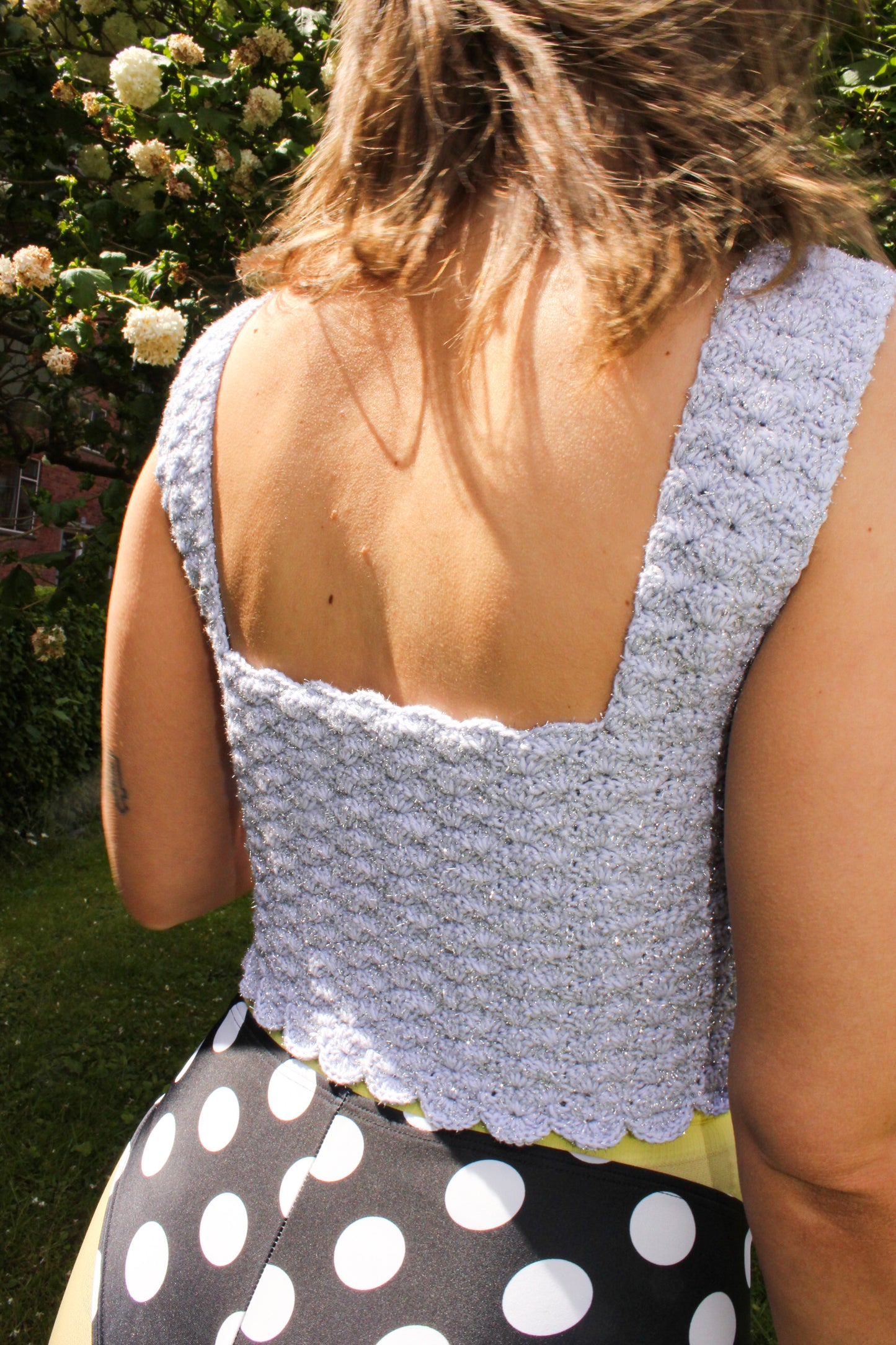Alvine Crop Top - Crochet Pattern (DK)