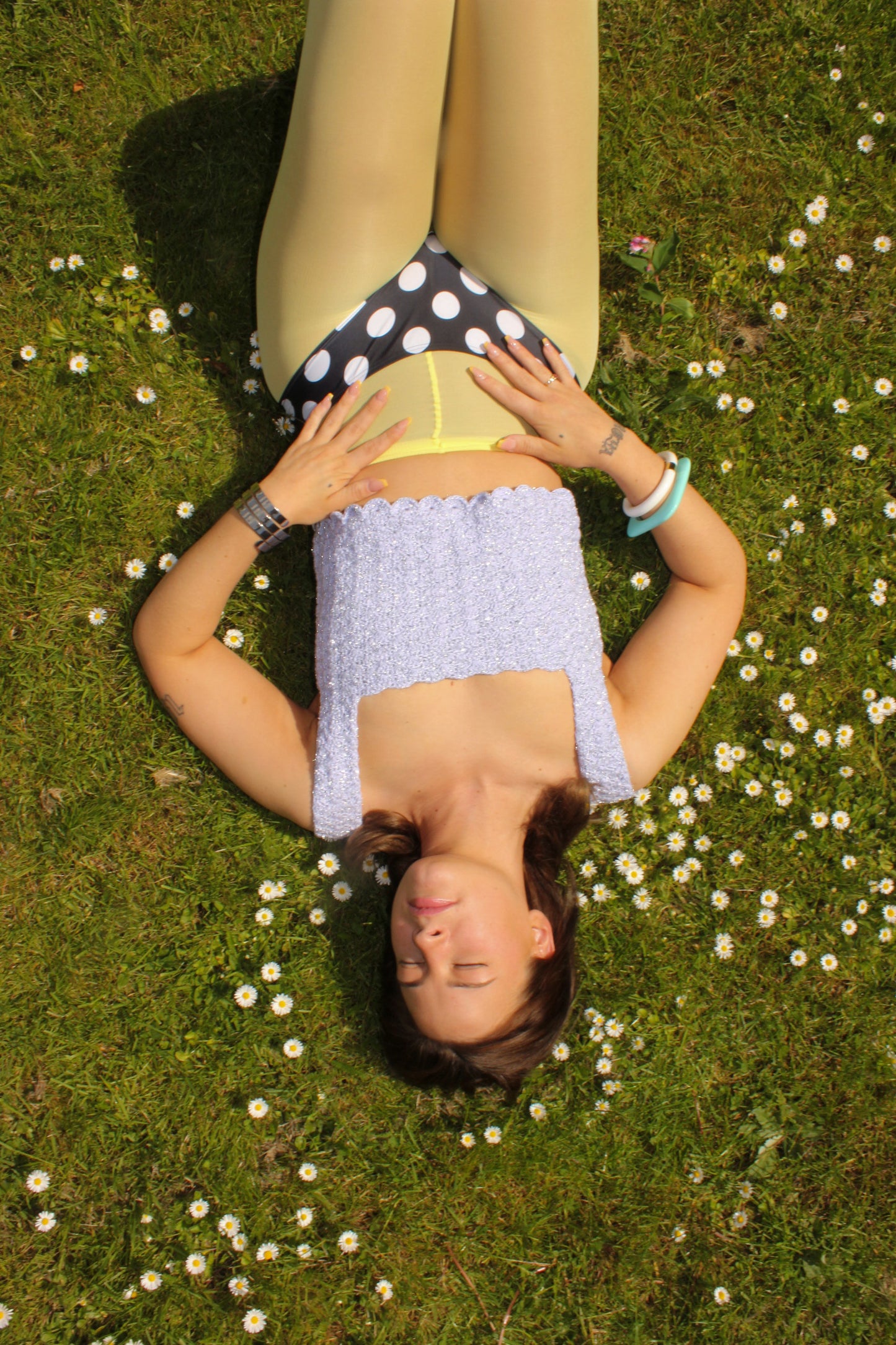 Alvine Crop Top - Crochet Pattern (DK)