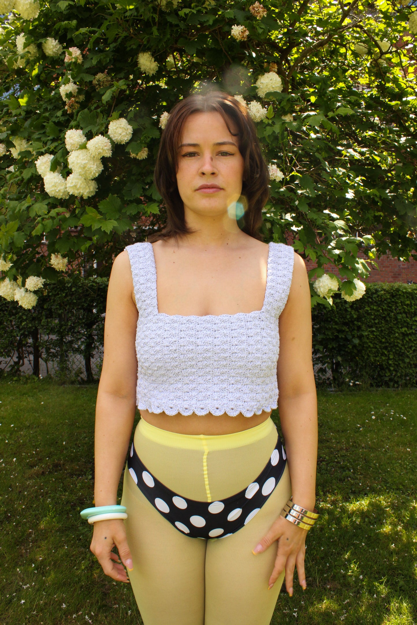 Alvine Crop Top - Crochet Pattern (DK)