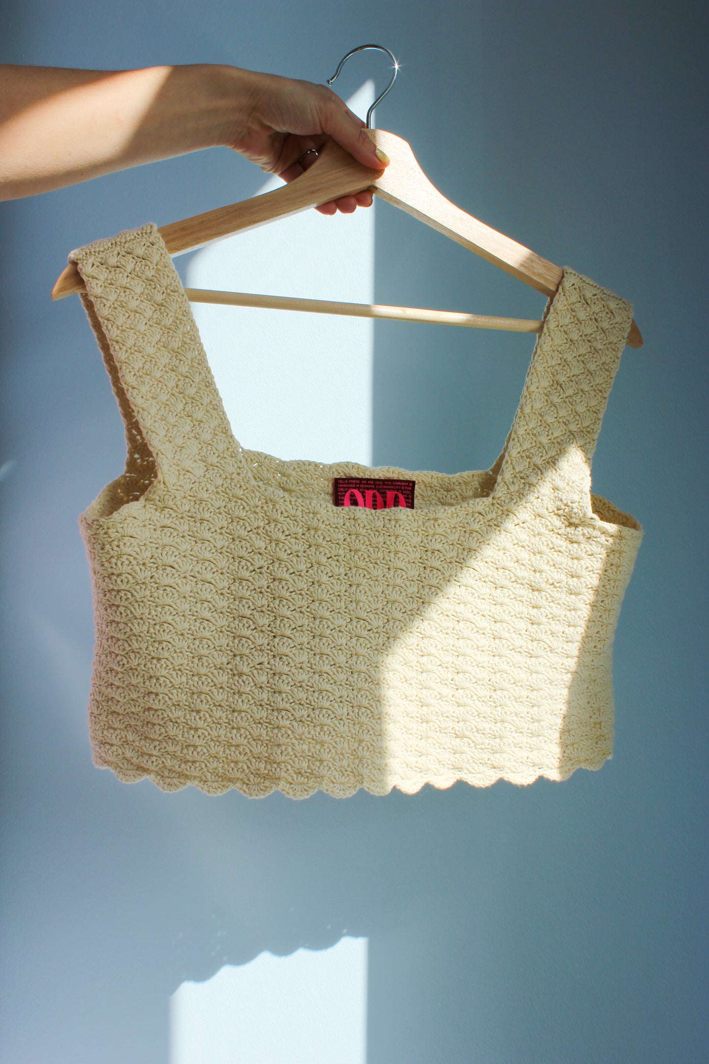 Alvine Crop Top - Crochet Pattern (DK)