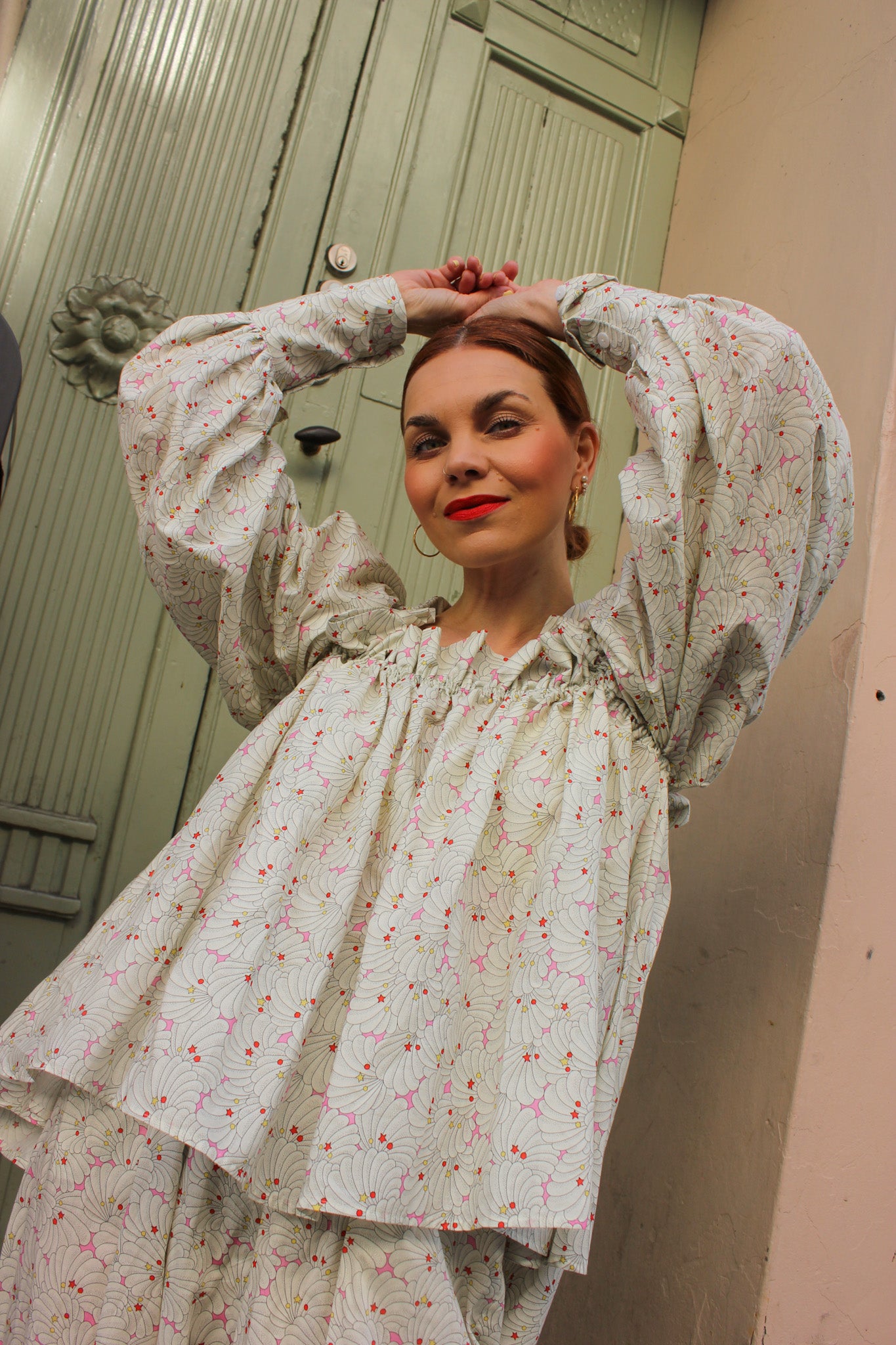 Flora Ruffle Top - Shampoo Shells