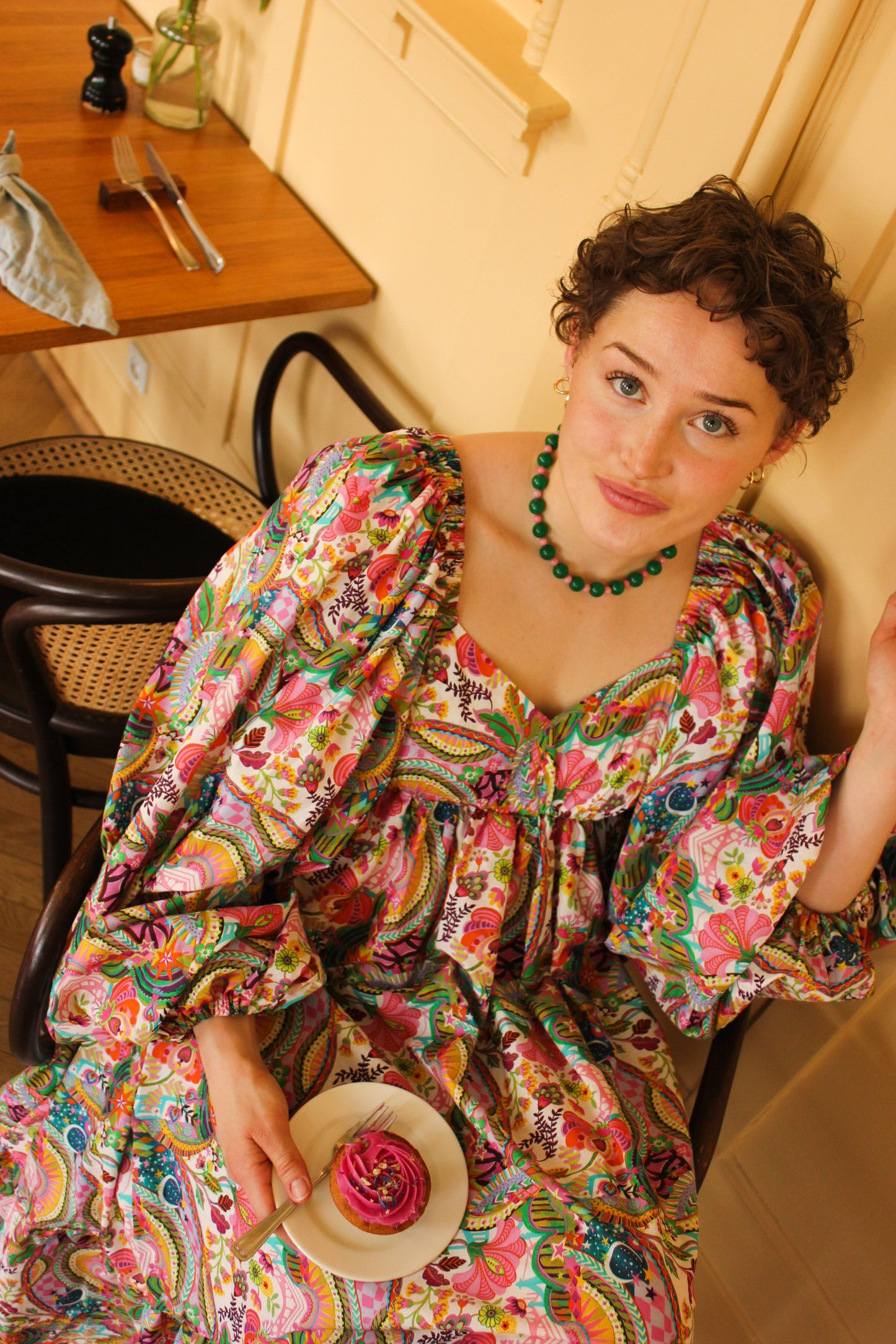 Francey Flare Dress - Botanical Orangery