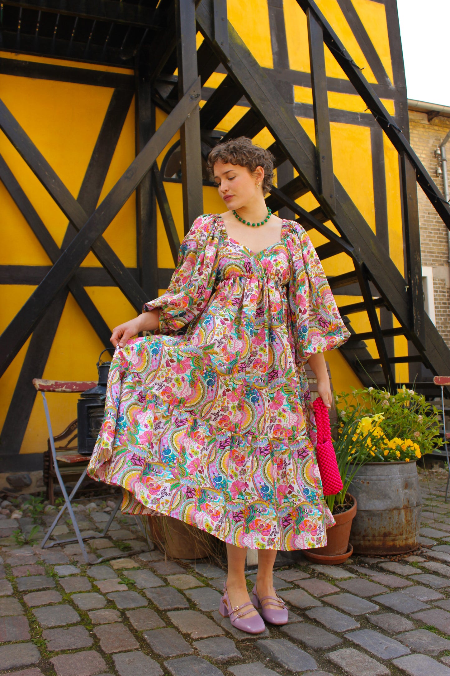 Francey Flare Dress size M/L - Botanical Orangery