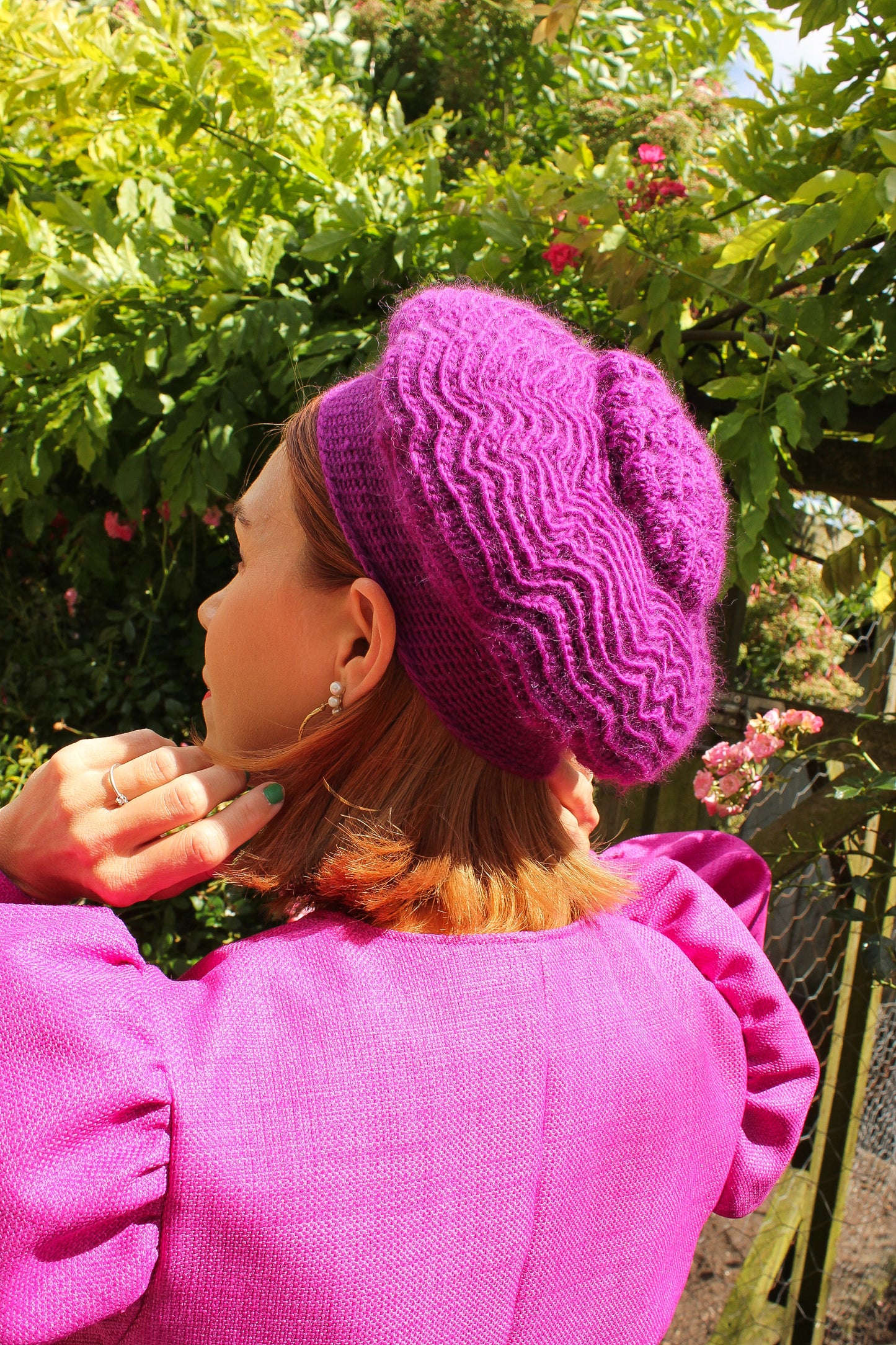Elodie Dahlia Beret - Crochet Pattern (DK)