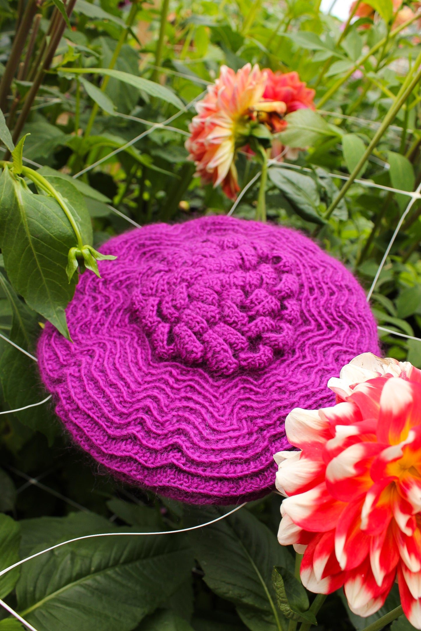Elodie Dahlia Beret - Crochet Pattern (DK)