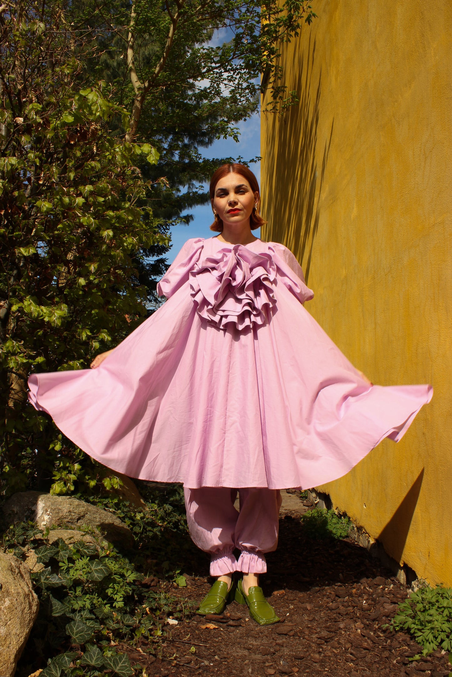 A Rose is A Rose Dress - Warm Cuddle Lilac