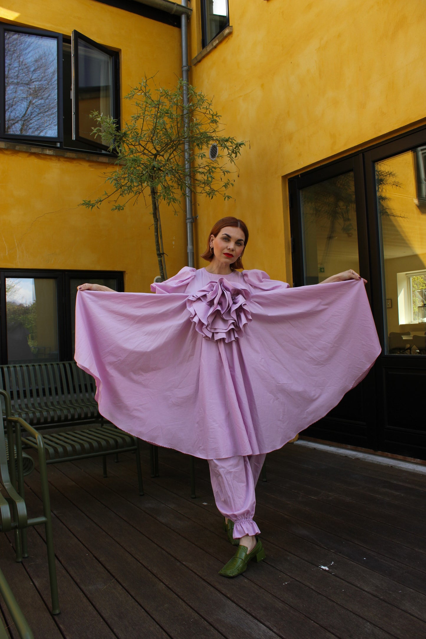 A Rose is A Rose Dress - Warm Cuddle Lilac