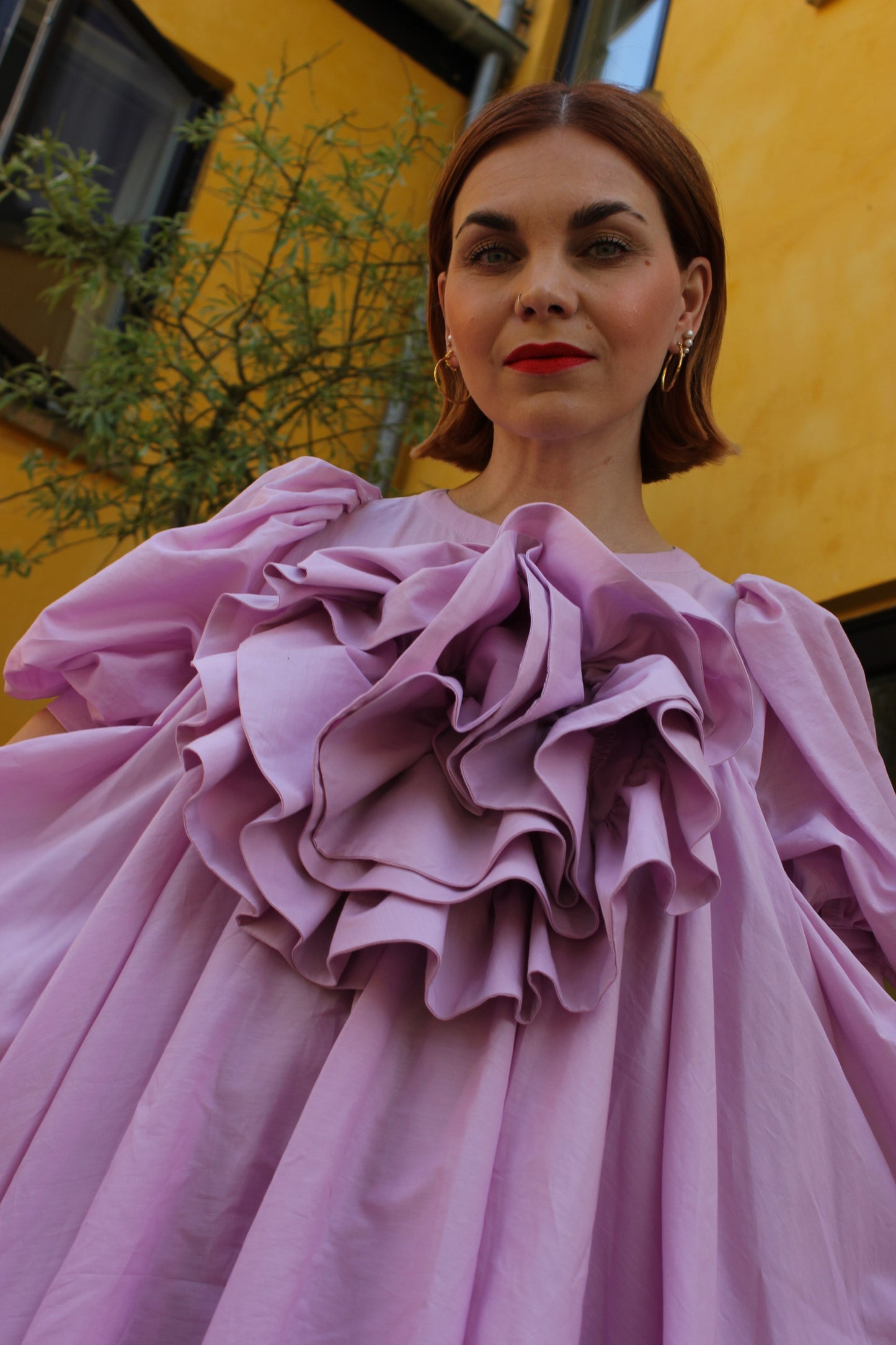 A Rose is A Rose Dress - Warm Cuddle Lilac