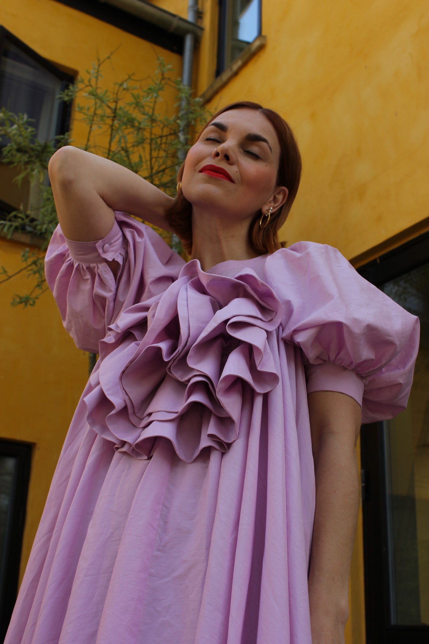 A Rose is A Rose Dress - Warm Cuddle Lilac