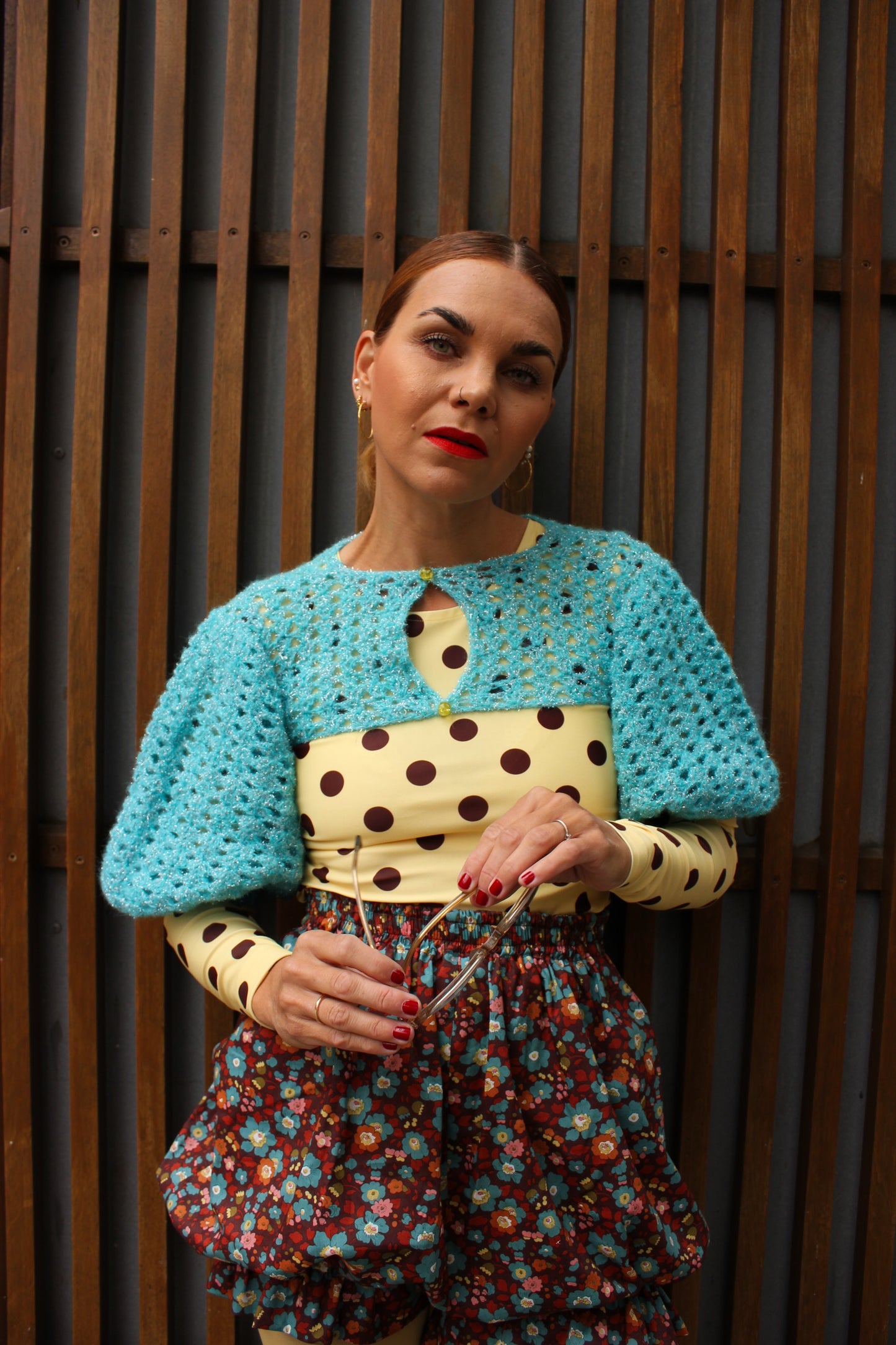 Caia Bolero Shrug - Crochet Pattern DK