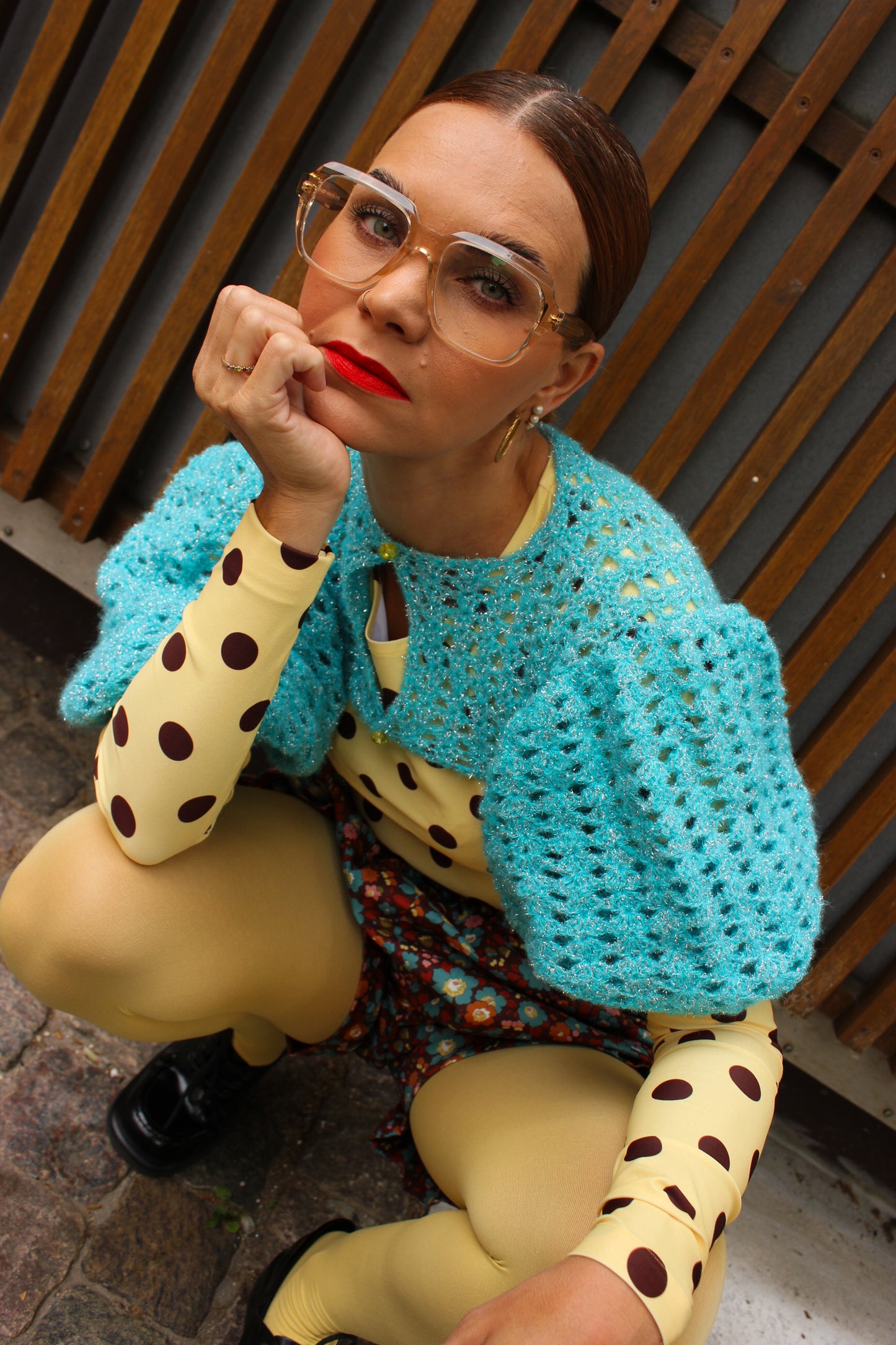 Caia Bolero Shrug - Crochet Pattern DK