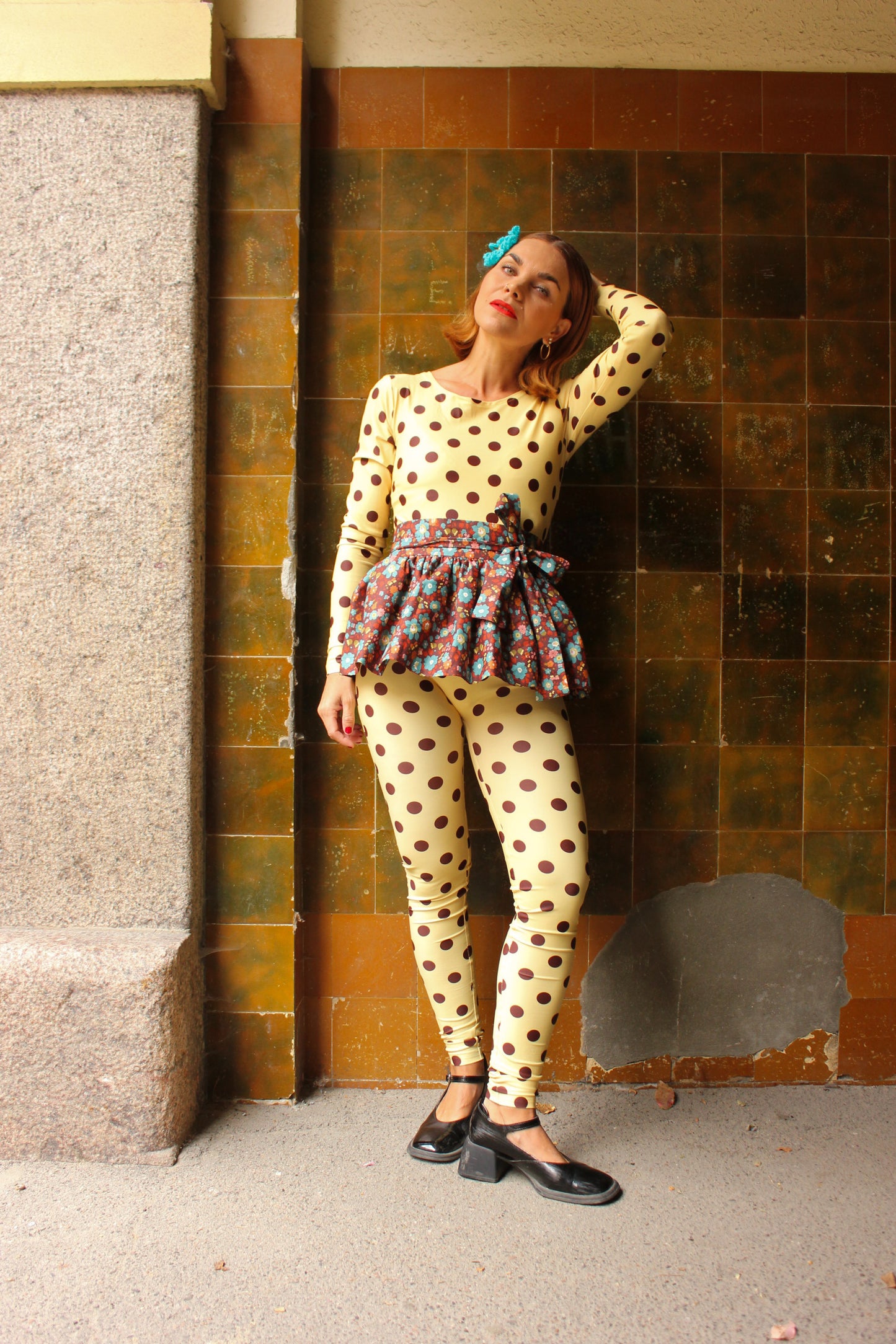 Funsie Onesie - Butter Dots