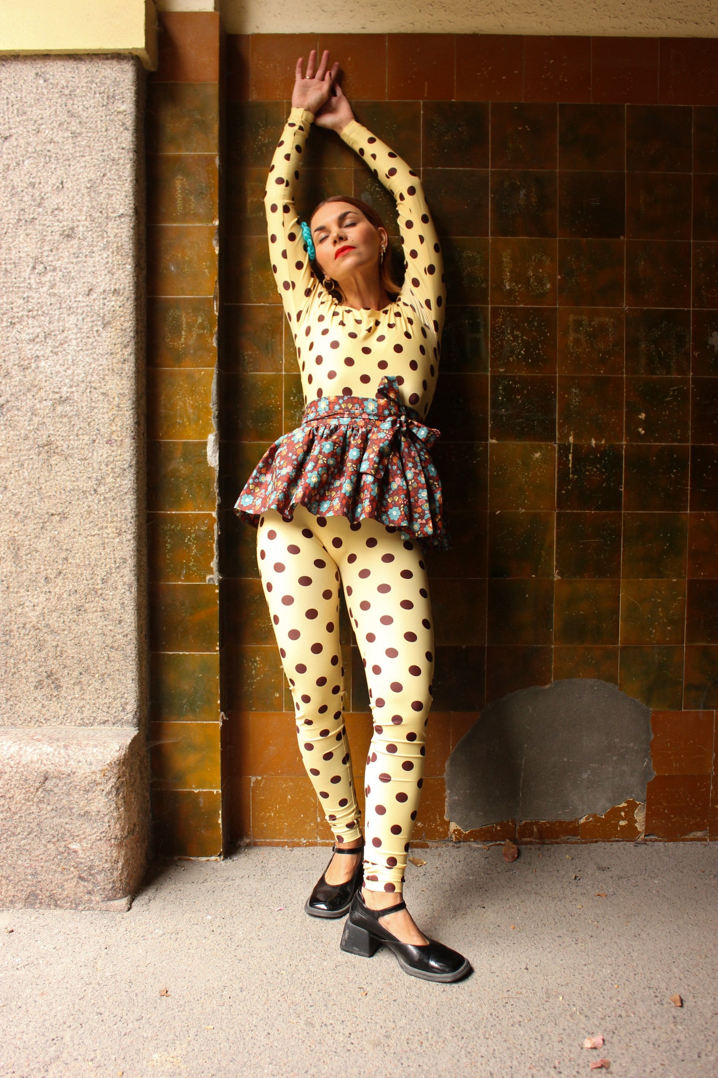 Funsie Onesie - Butter Dots