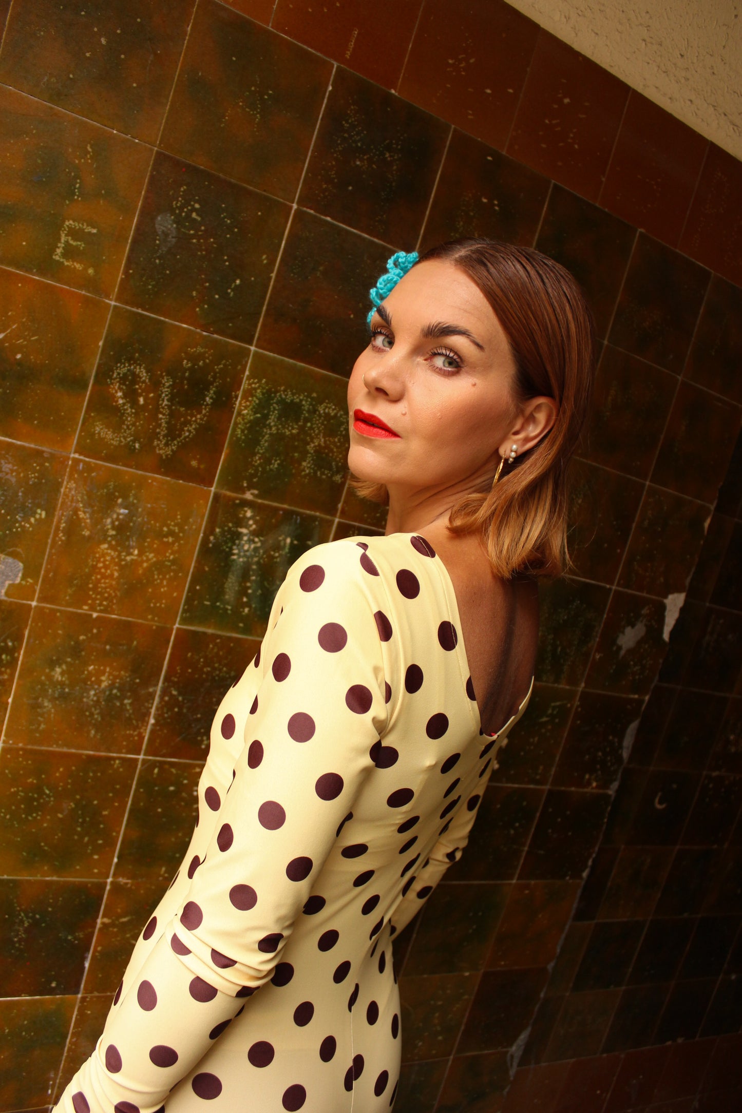 Funsie Onesie - Butter Dots