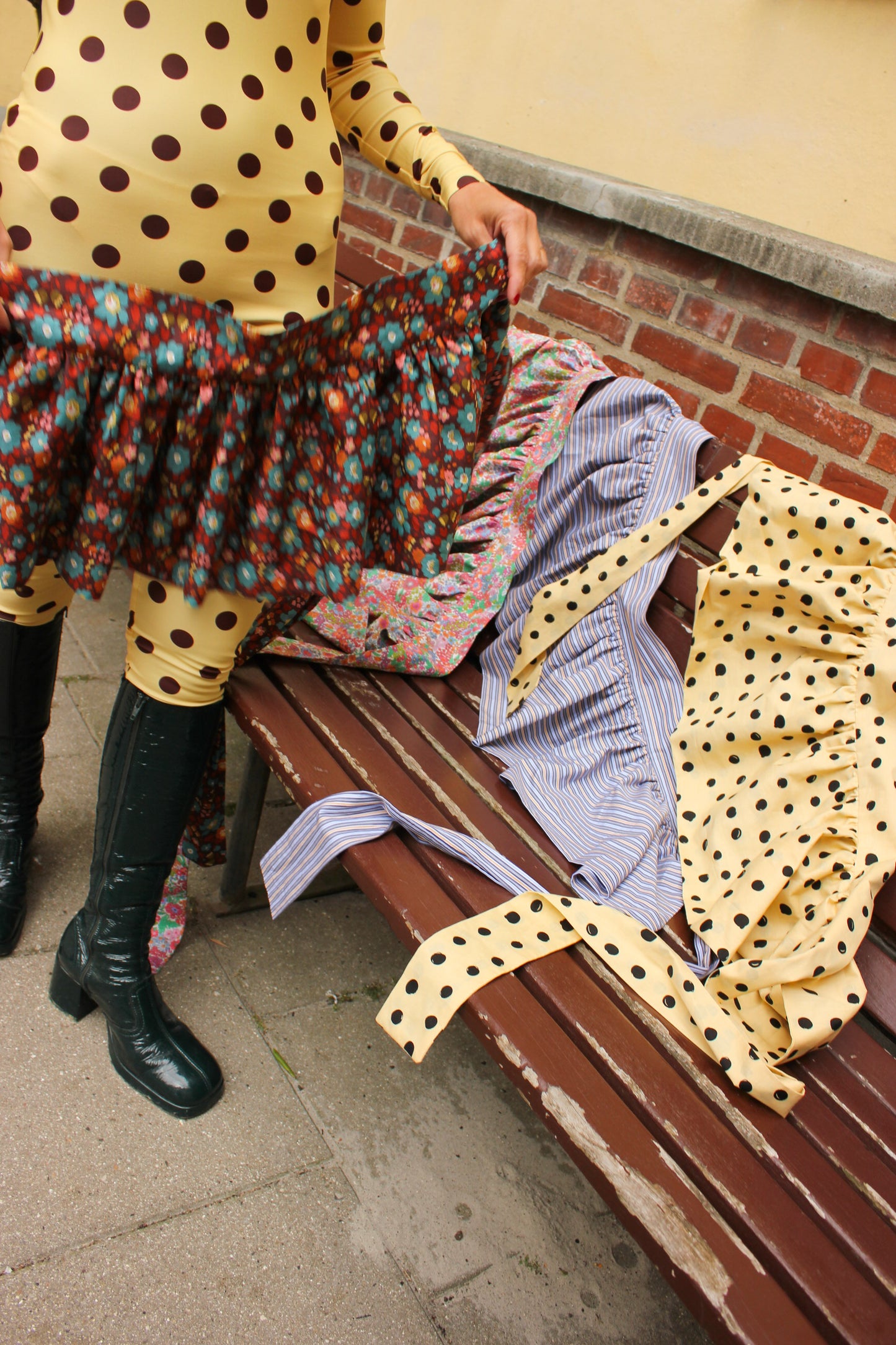 Bobbie Beam Wrap Skirt - Petals of Kindness
