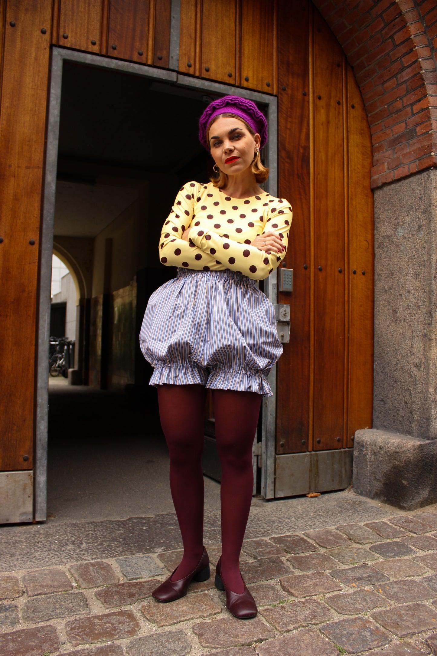 Bonnie Bloomers - Sunflower Sky Stripes