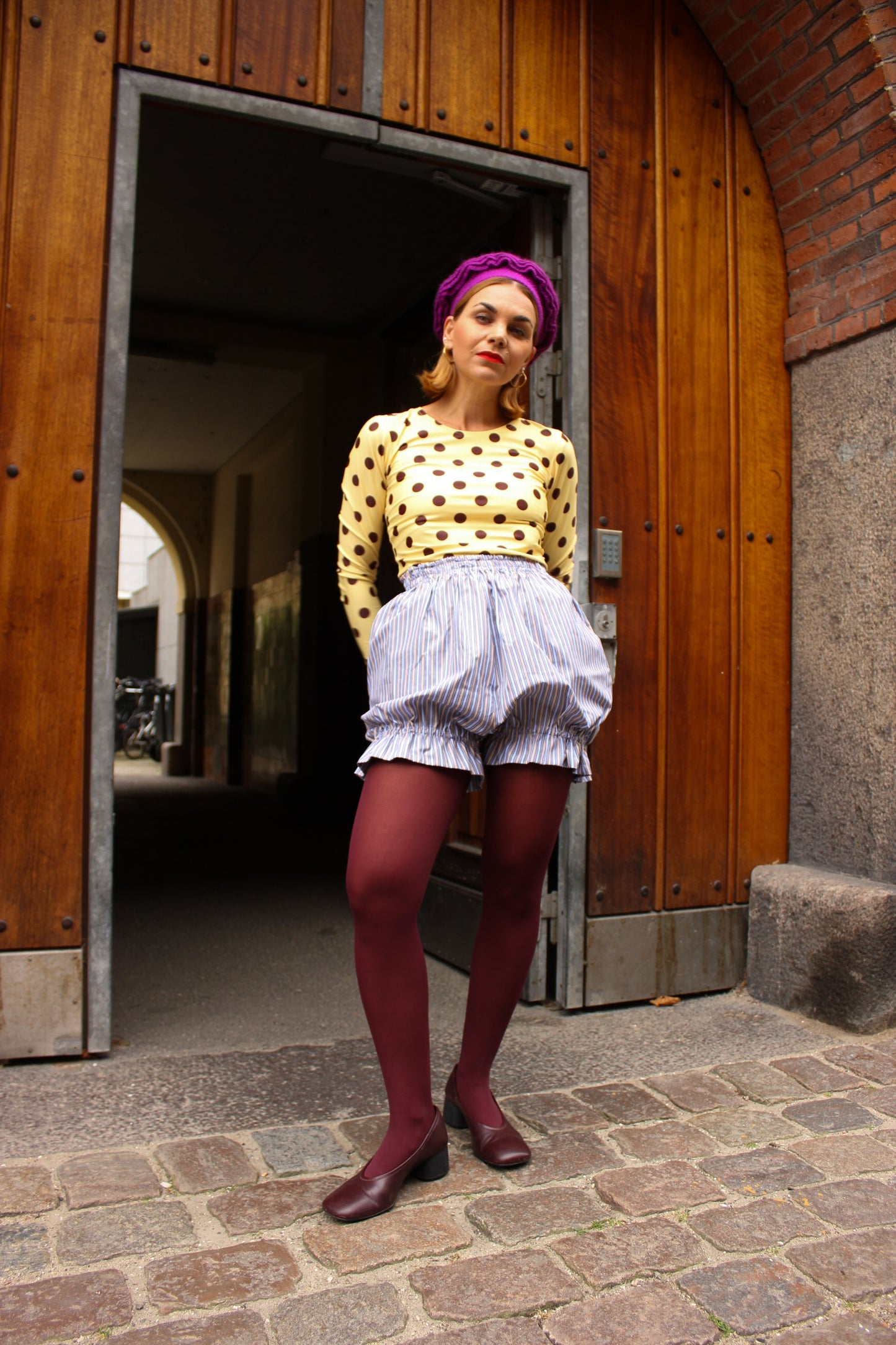 Bonnie Bloomers - Sunflower Sky Stripes