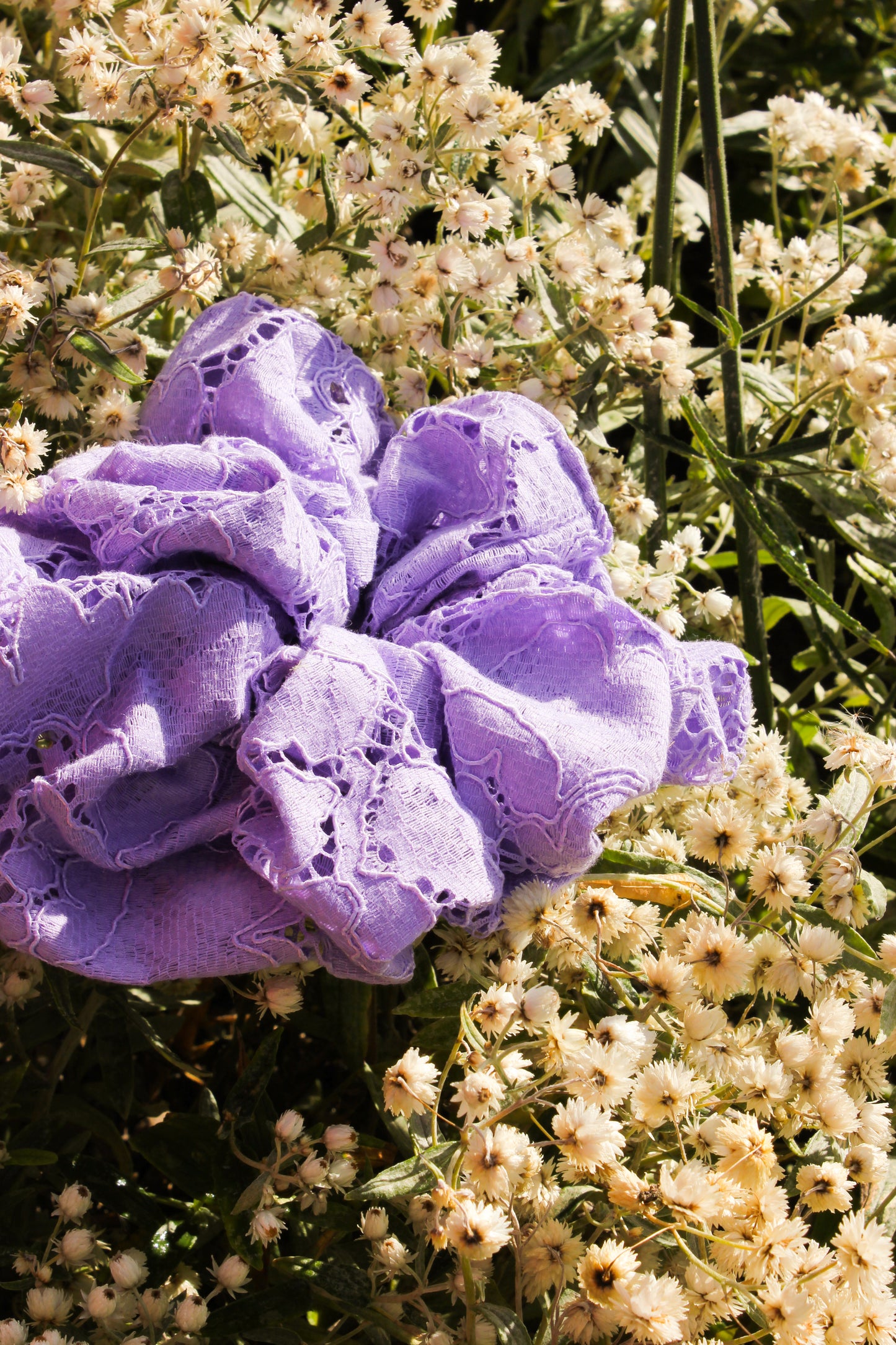 Meringue Scrunchie - Lilac Crocus