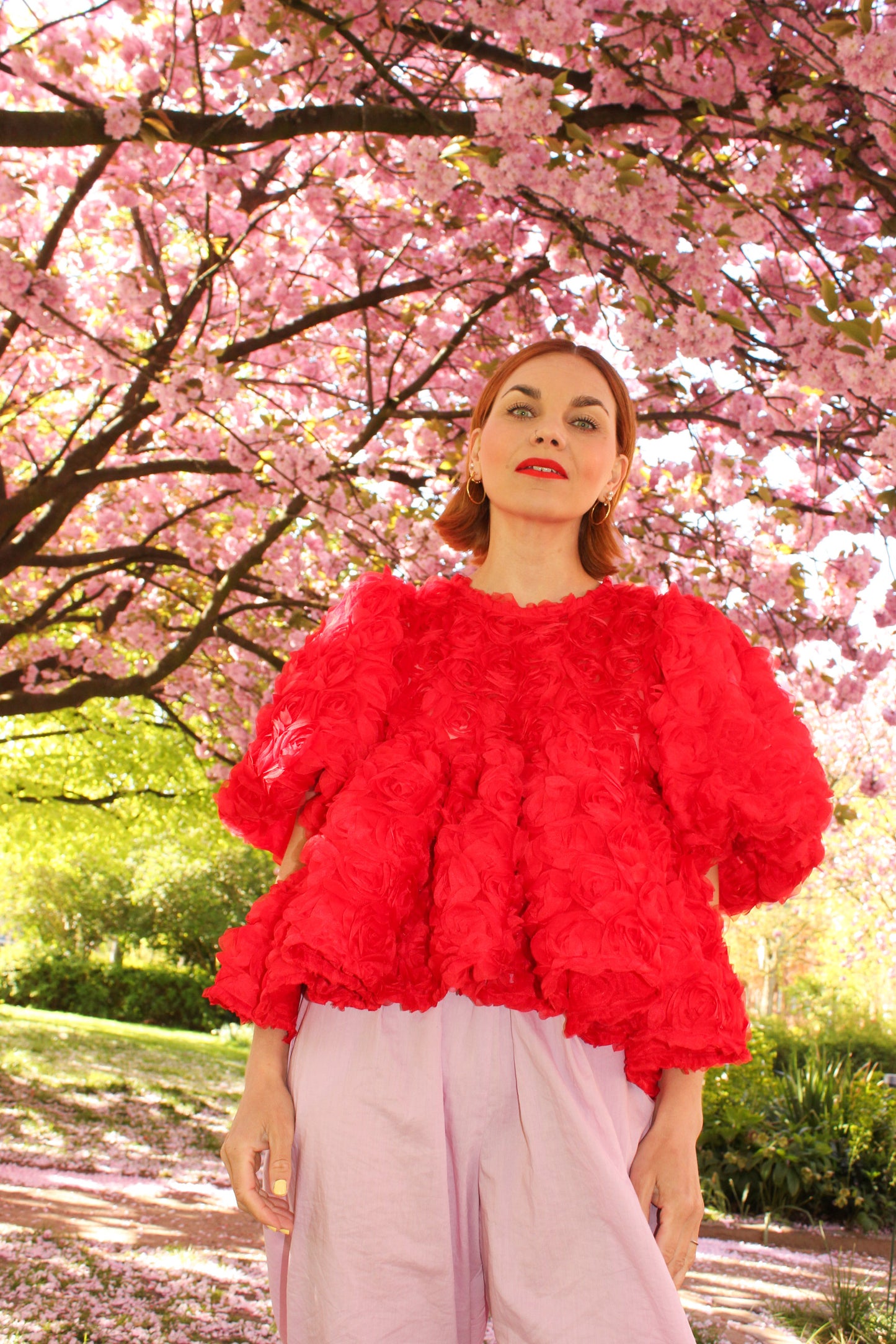 Bubble Top - Rosie Red