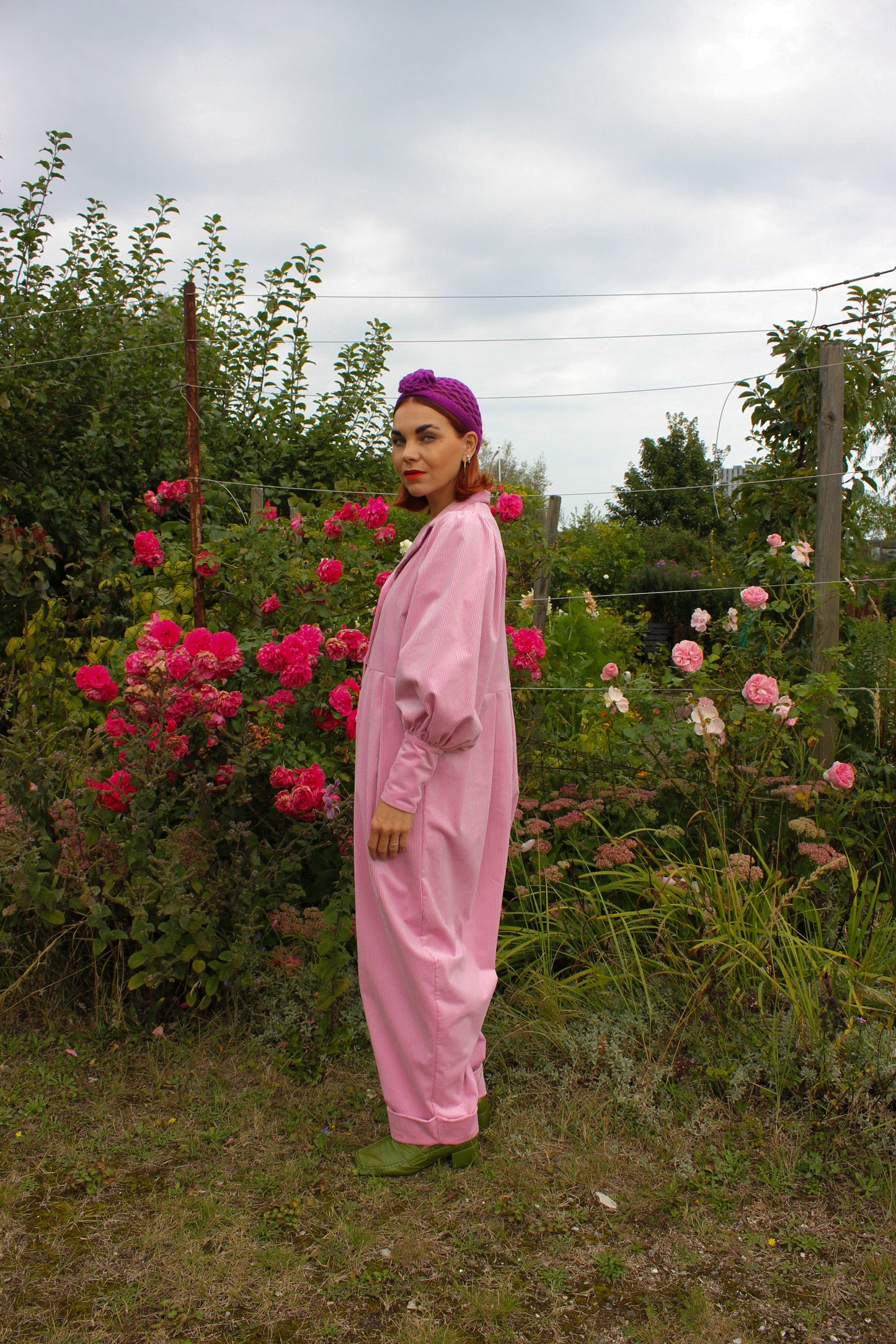 Barbara Balcony Jumpsuit - Corduroy Love Story