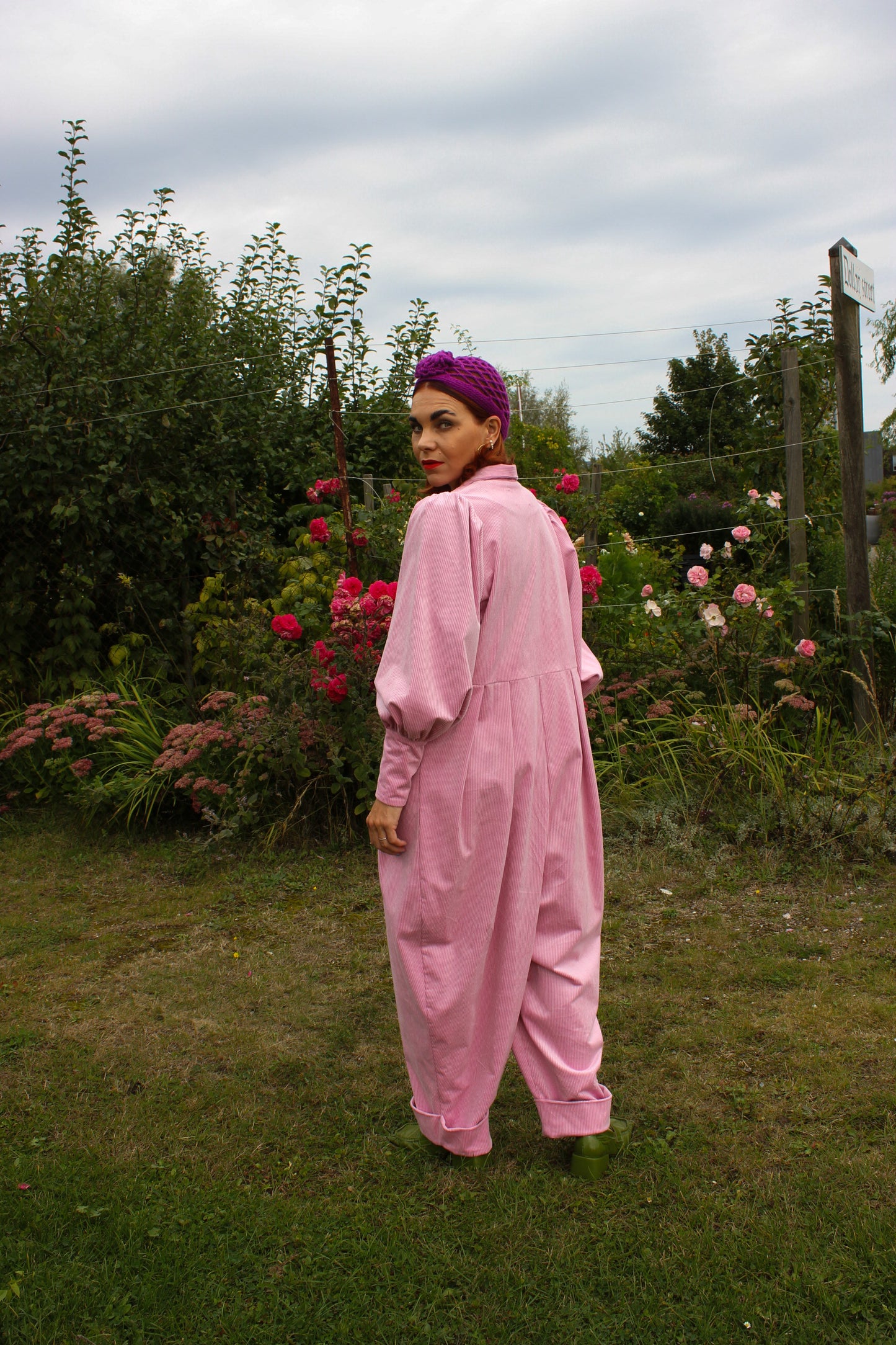 Barbara Balcony Jumpsuit - Corduroy Love Story