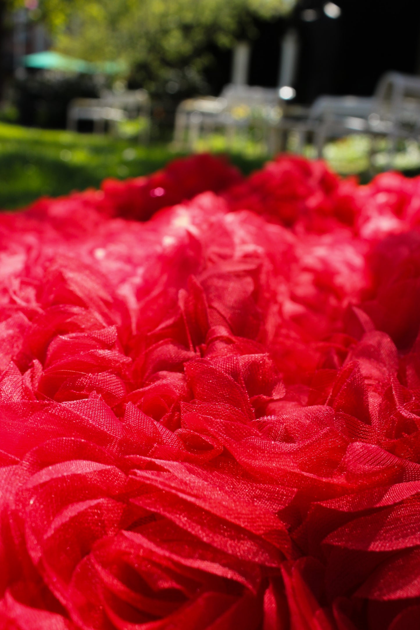 Cordelia Ball Skirt - Rosie Red