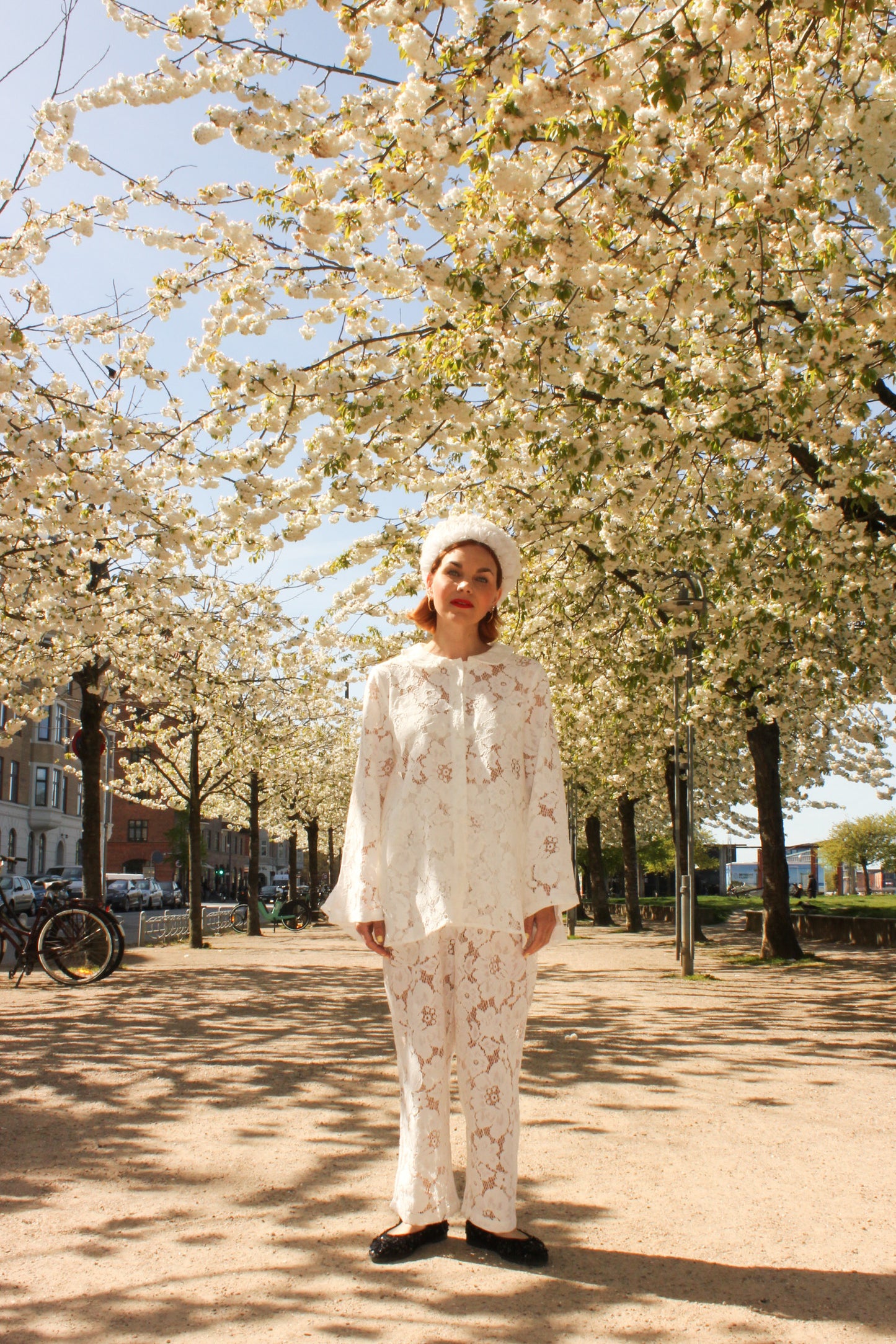 Prysselius Lace Shirt - Cherry White