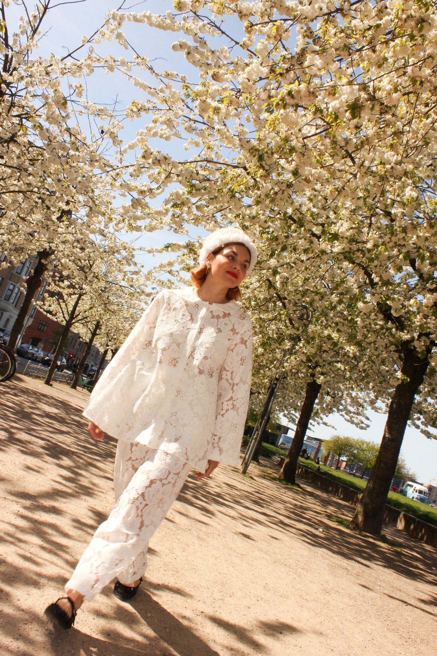 Prysselius Lace Shirt - Cherry White