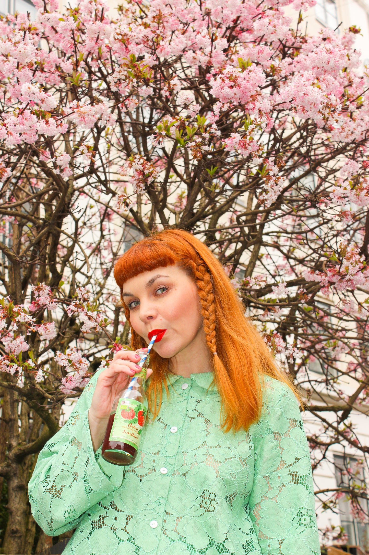 Prysselius Lace Shirt - Pistachio