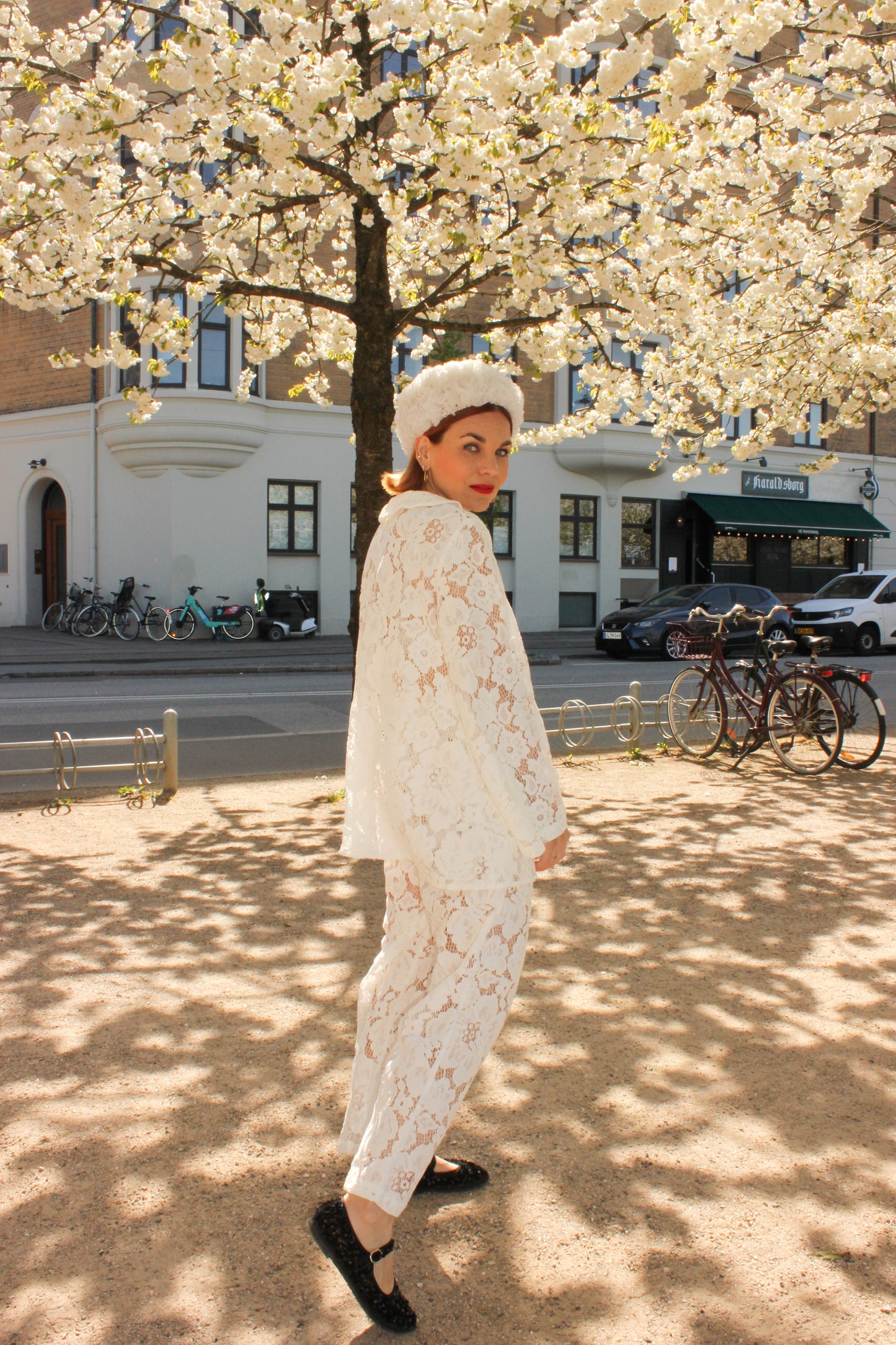 Prysselius Lace Shirt - Cherry White