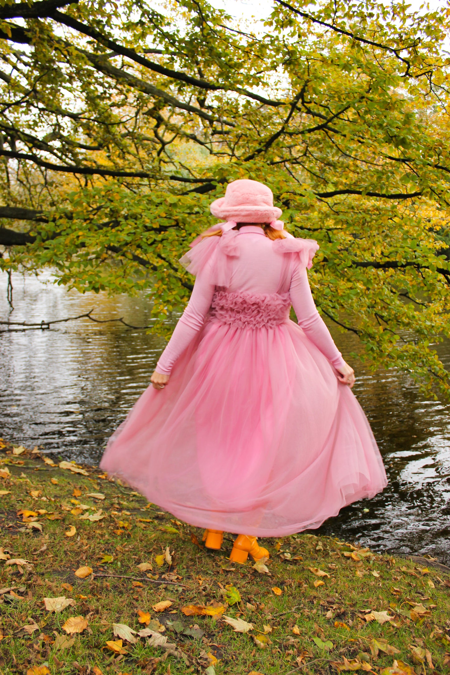Fey Tulle Dress - Baby Rose