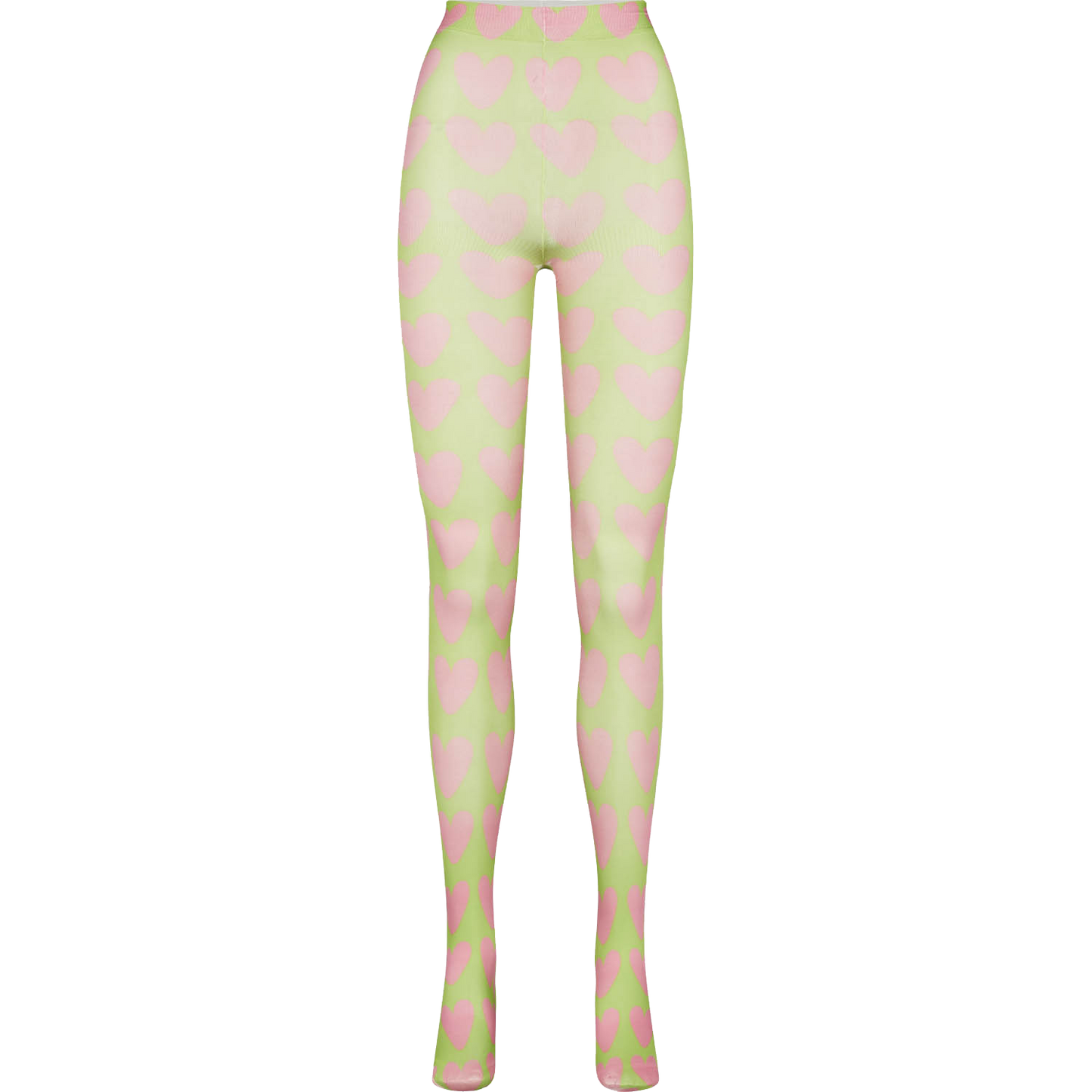 Fab Legs printed tights - Sweethearts Green