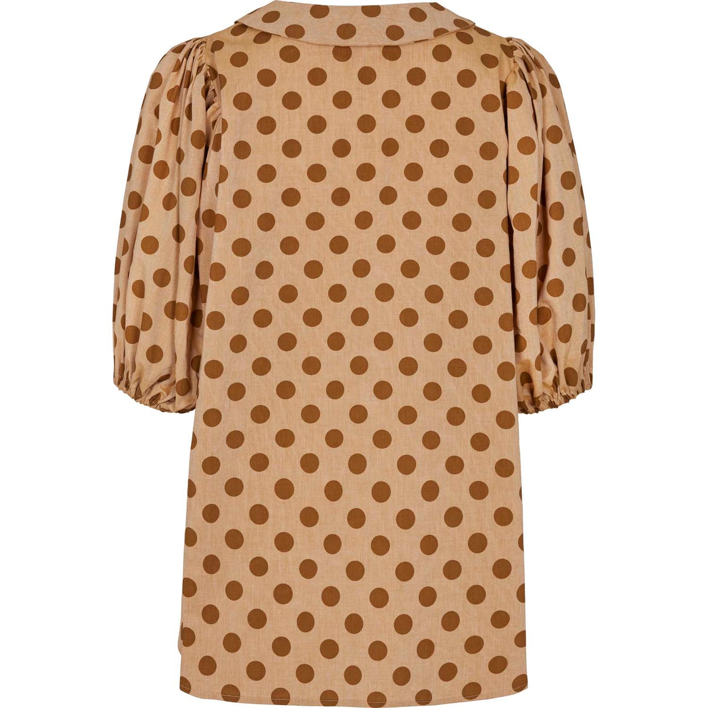 Pj Puff Shirt - Cappucino Dots