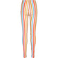 Tight Ass Leggins - Rainbow Stripes