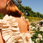 Water Lily Ruffle Top - Vanilla Cream