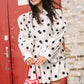 Whipped Cream Cake Jacket - Polka Noir