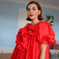 A Rose is A Rose Dress - Poppy Red