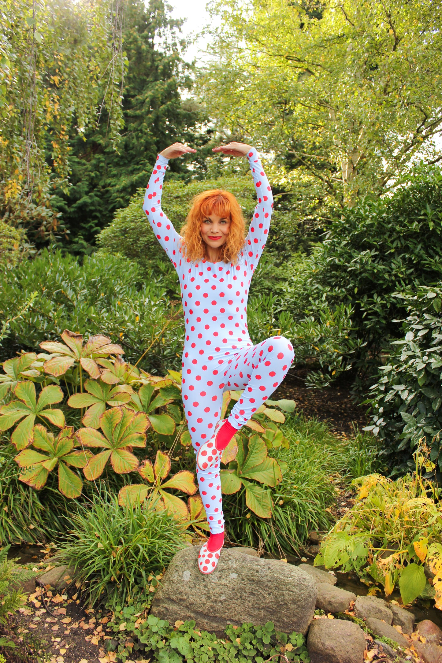 Funsie Onesie - Lipstick Dots