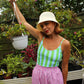 Balula Singlet - Fresh Apple Stripes READY-TO-SHIP