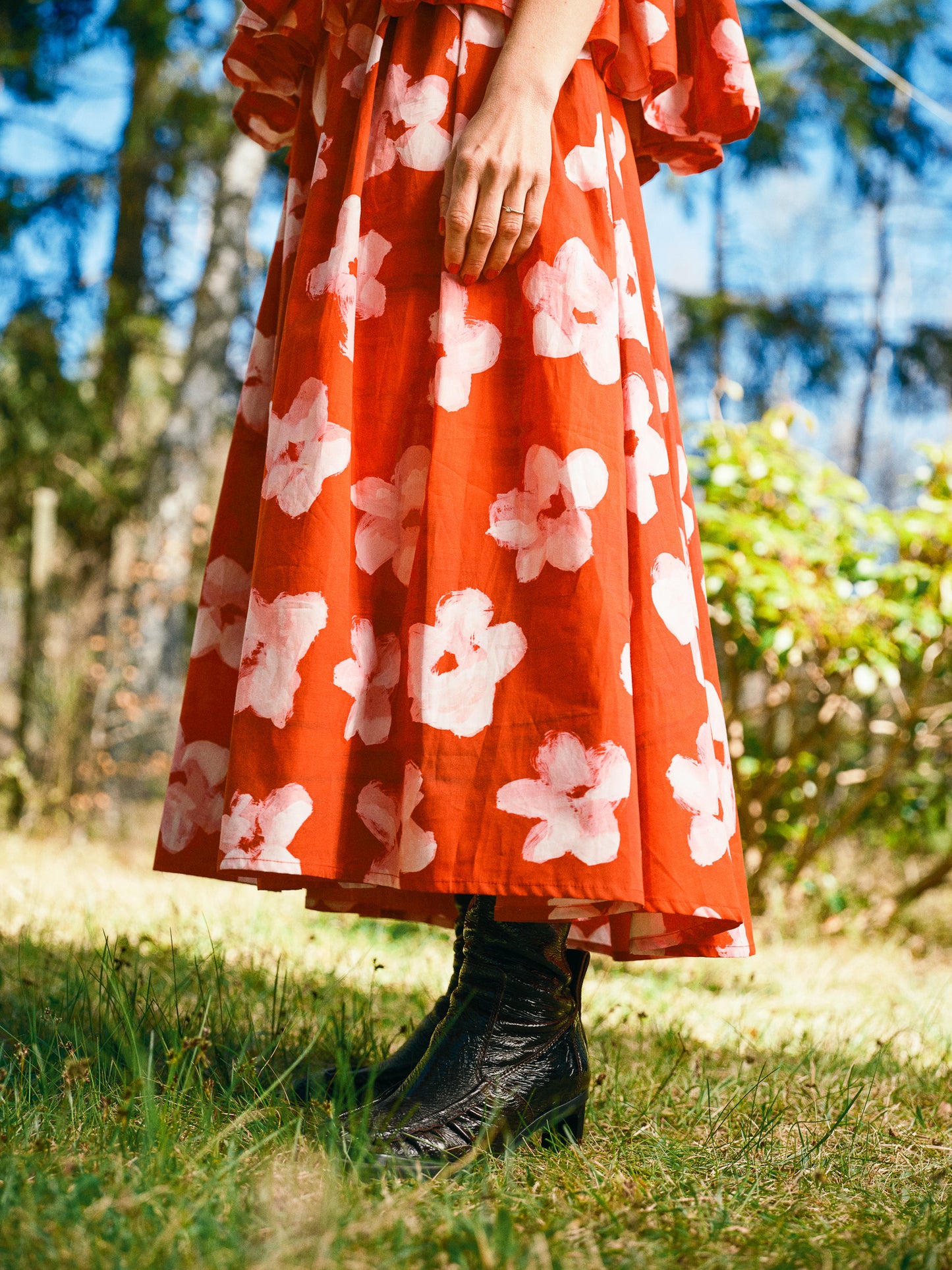 Flowy Skirt - Blodblomst