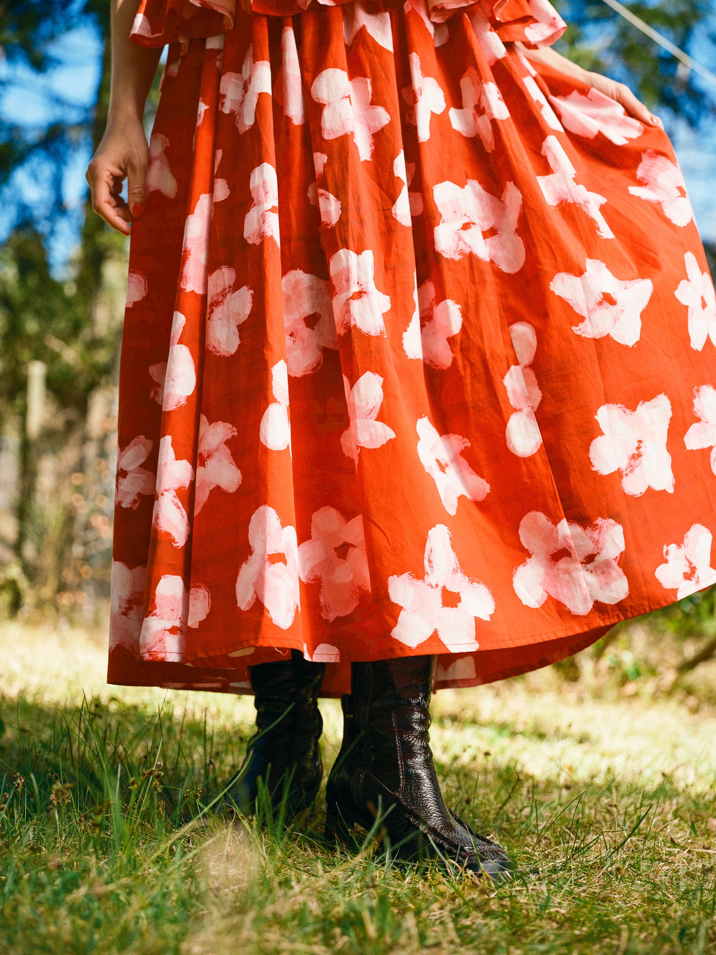 Flowy Skirt - Blodblomst