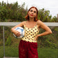 Balula Singlet - Butter Dots READY TO SHIP