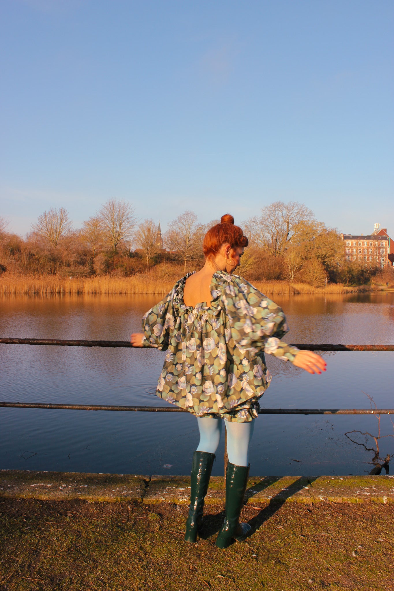 Flora Ruffle Top - Dark Fleur