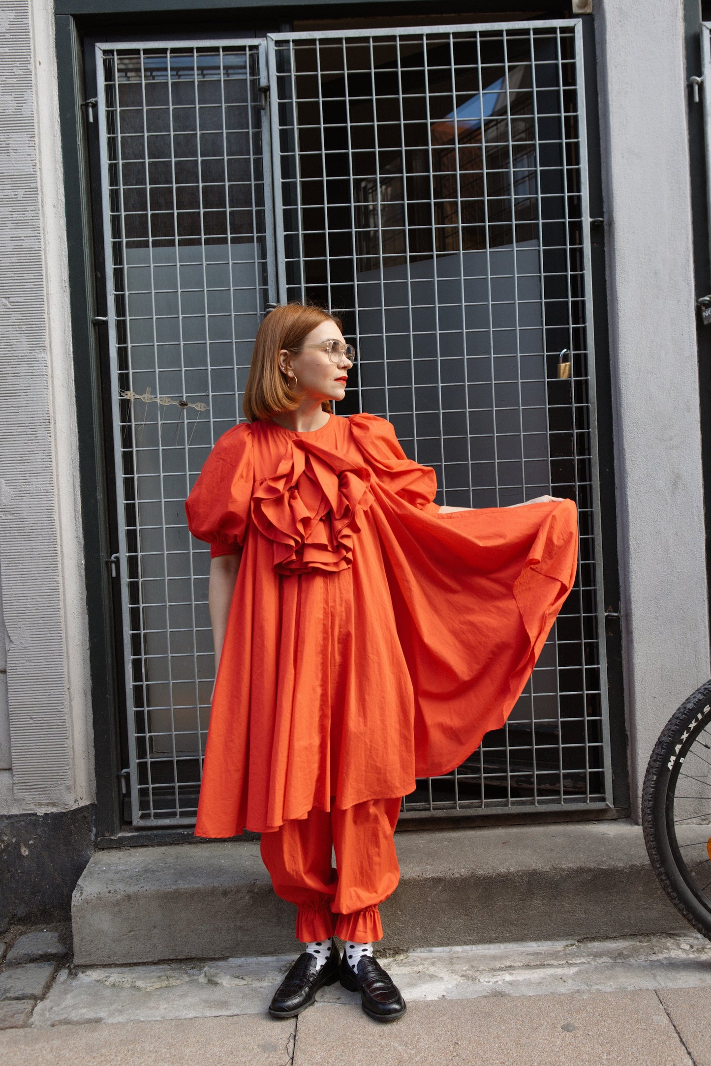 A Rose is A Rose Dress - Poppy Red